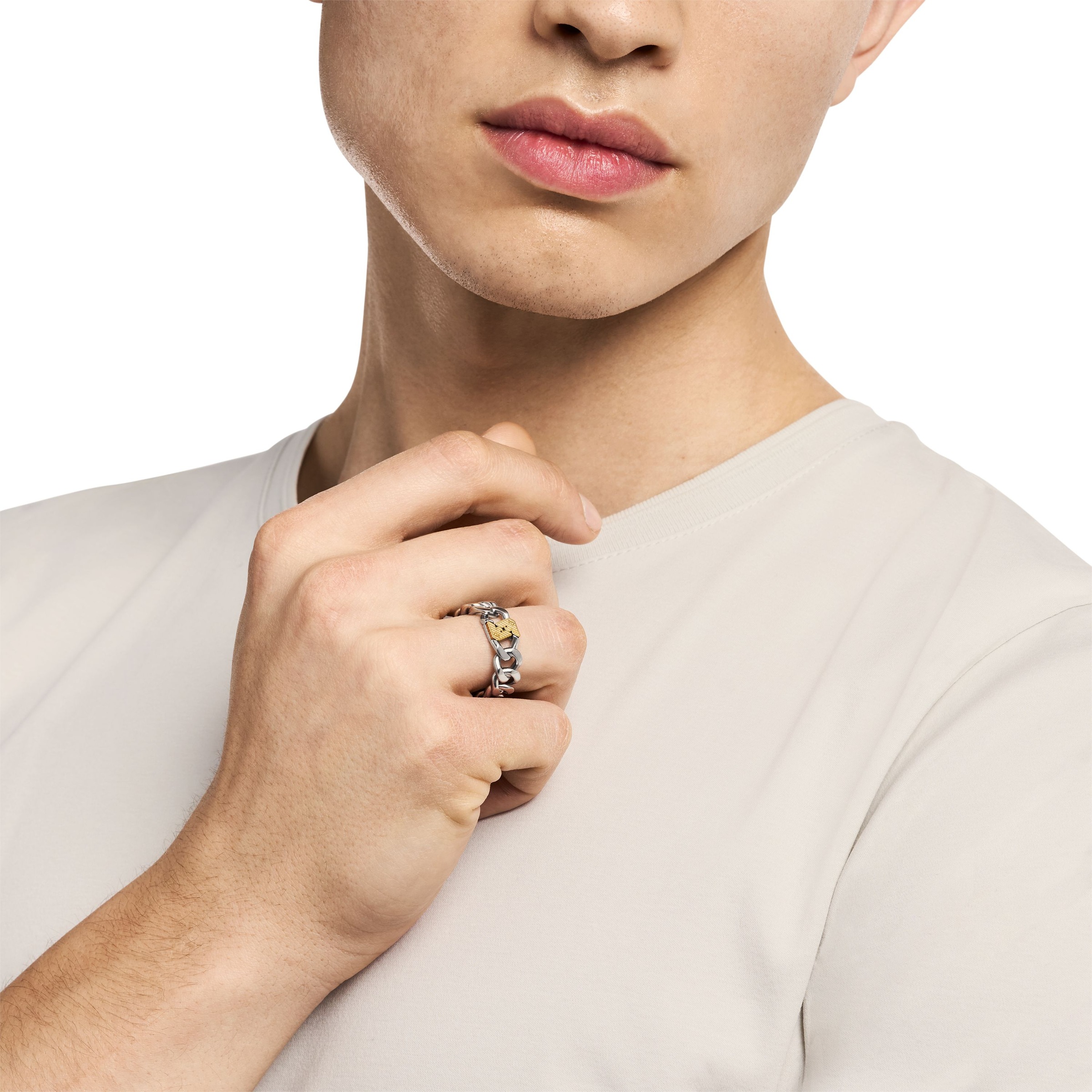 Emporio Armani Fingerring »Schmuck Geschenk Edelstahl Ring, EGS3185040«