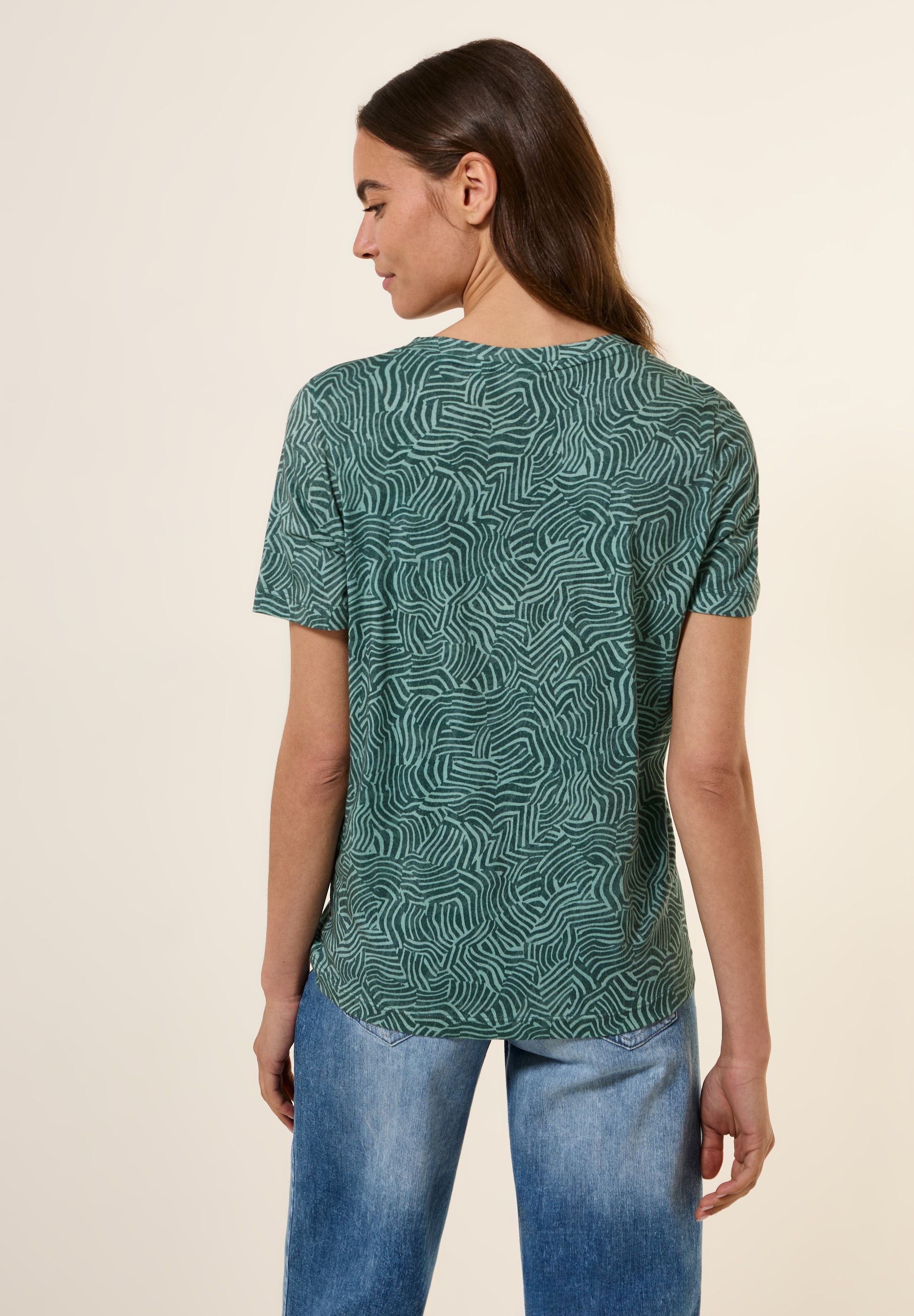 Cecil T-Shirt, mit Rundhalsausschnitt