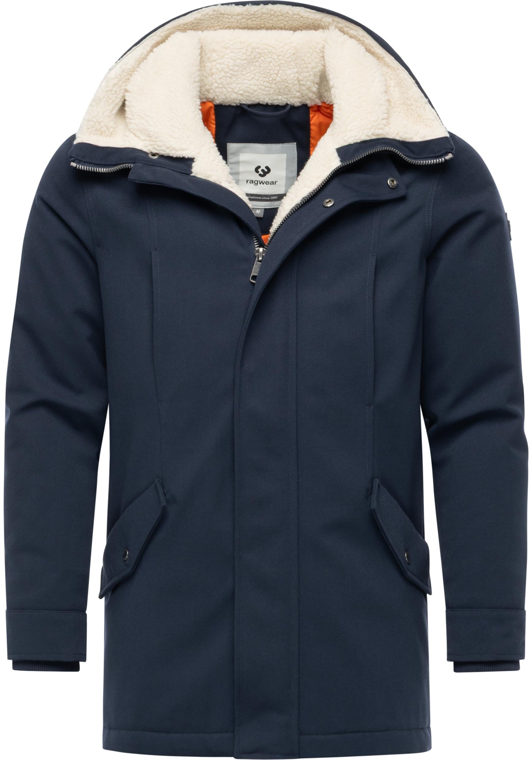 Ragwear Kurzmantel »Mr Cany YOUMODO« Wasserdichter Herren Wintermantel mit Kapuze