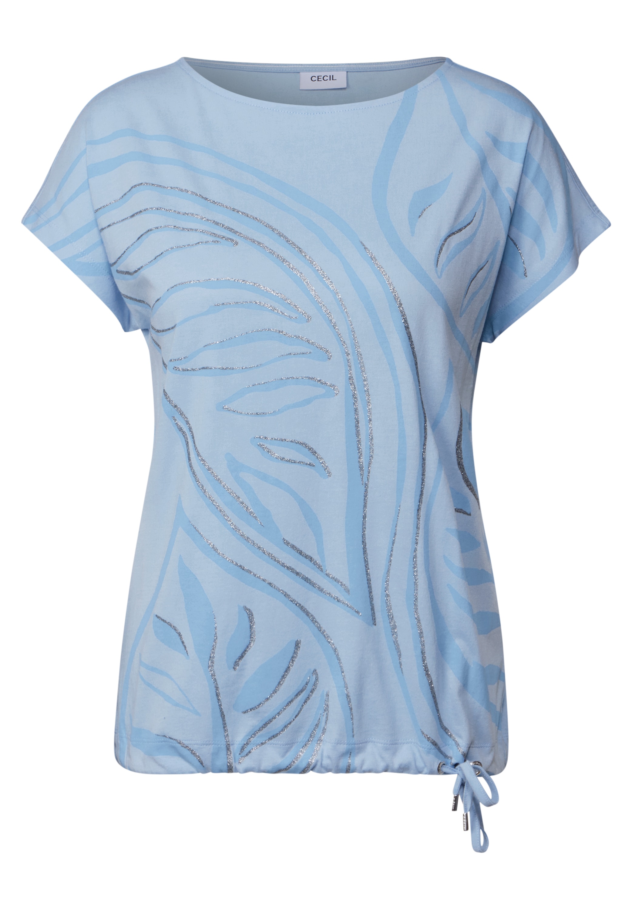 Cecil T-Shirt, mit Tunnelzug am Saum