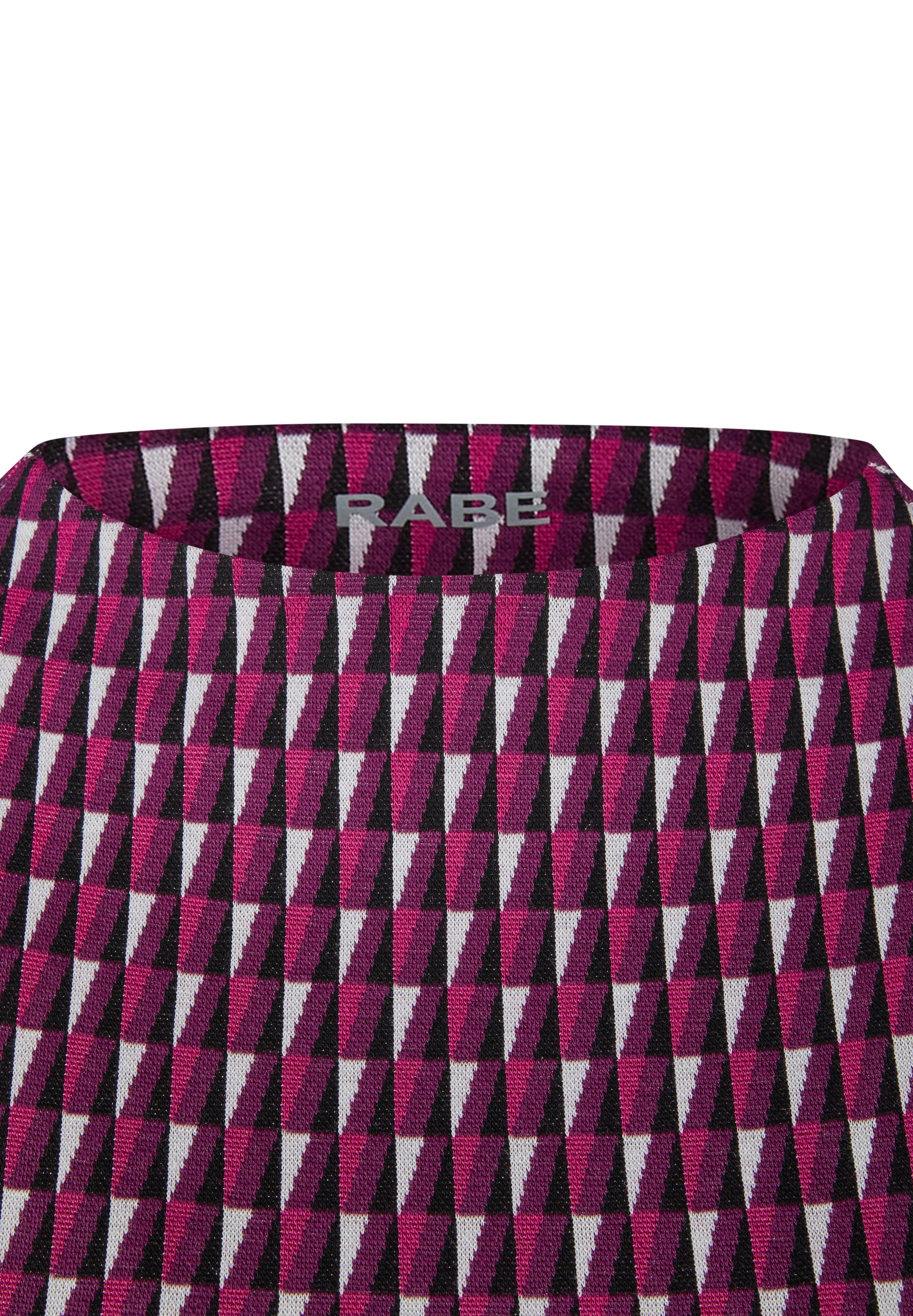 Rabe 3/4-Arm-Shirt mit grafischem Muster