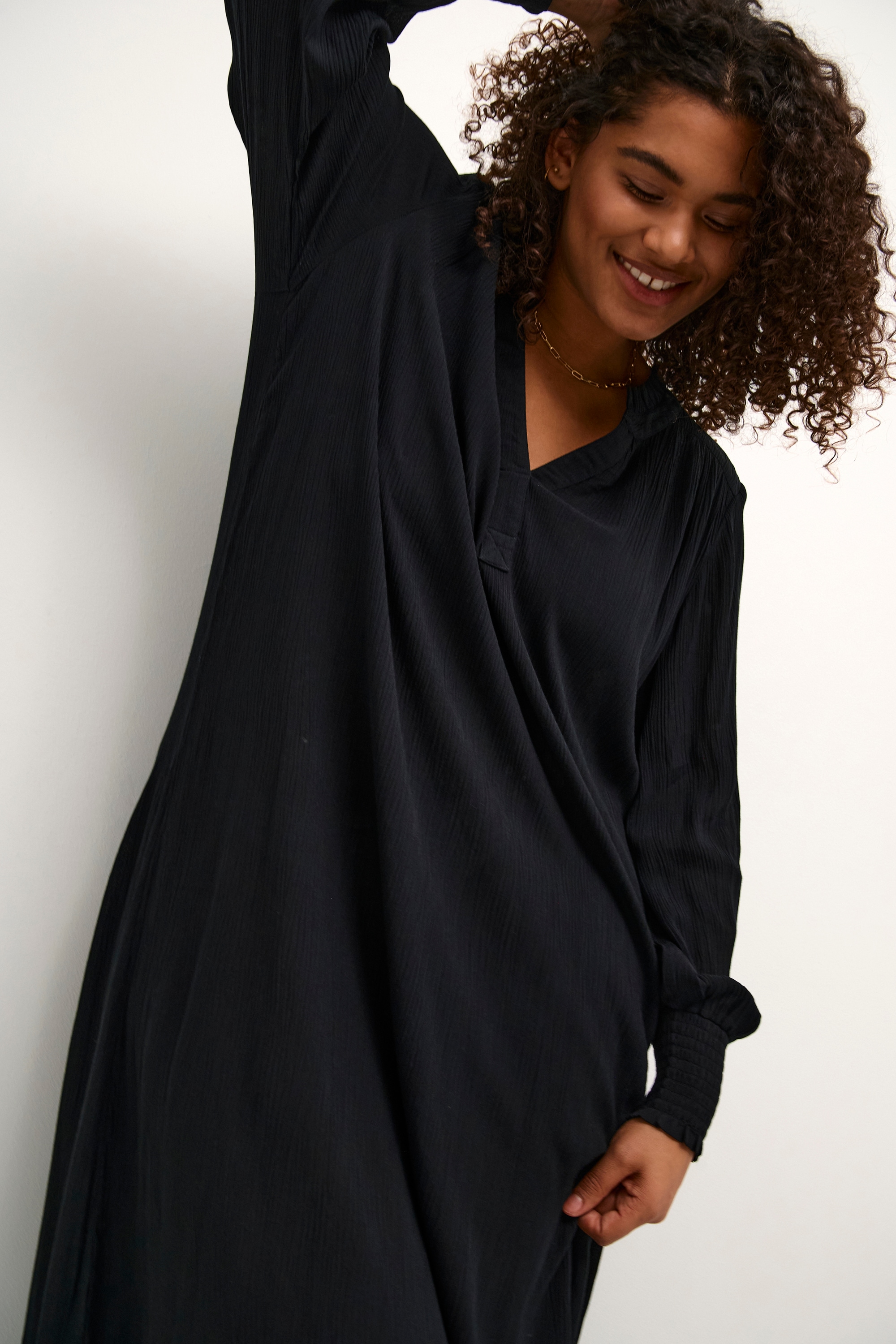 KAFFE Curve Midikleid »Damen Kleid KCmiriam«