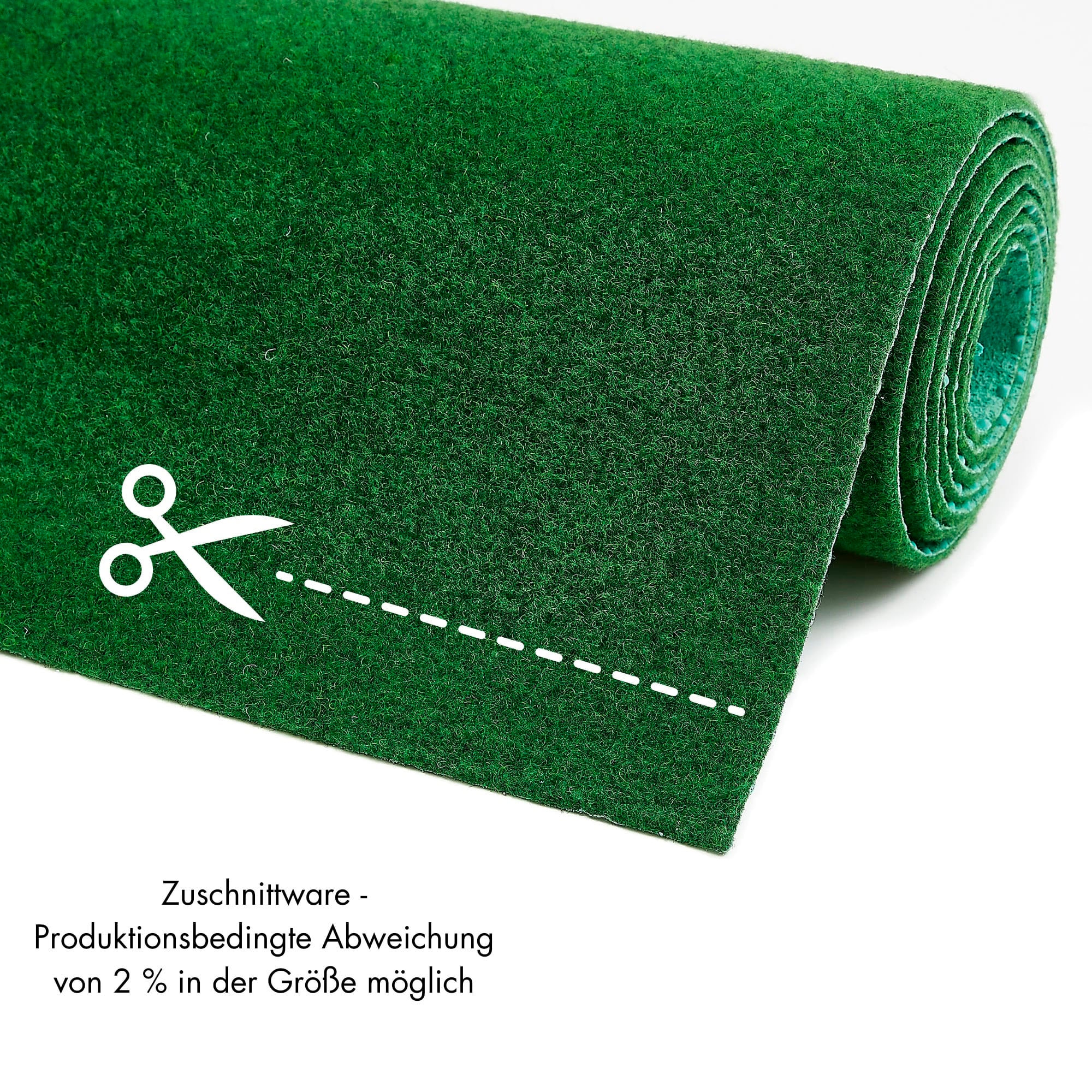 Andiamo Kunstrasen »Aberdeen, Made in Belgium«, rechteckig, 10 mm Höhe, aus Nadelfilz, mit Drainagenoppen, für Balkon, Terasse, Wintergarten
