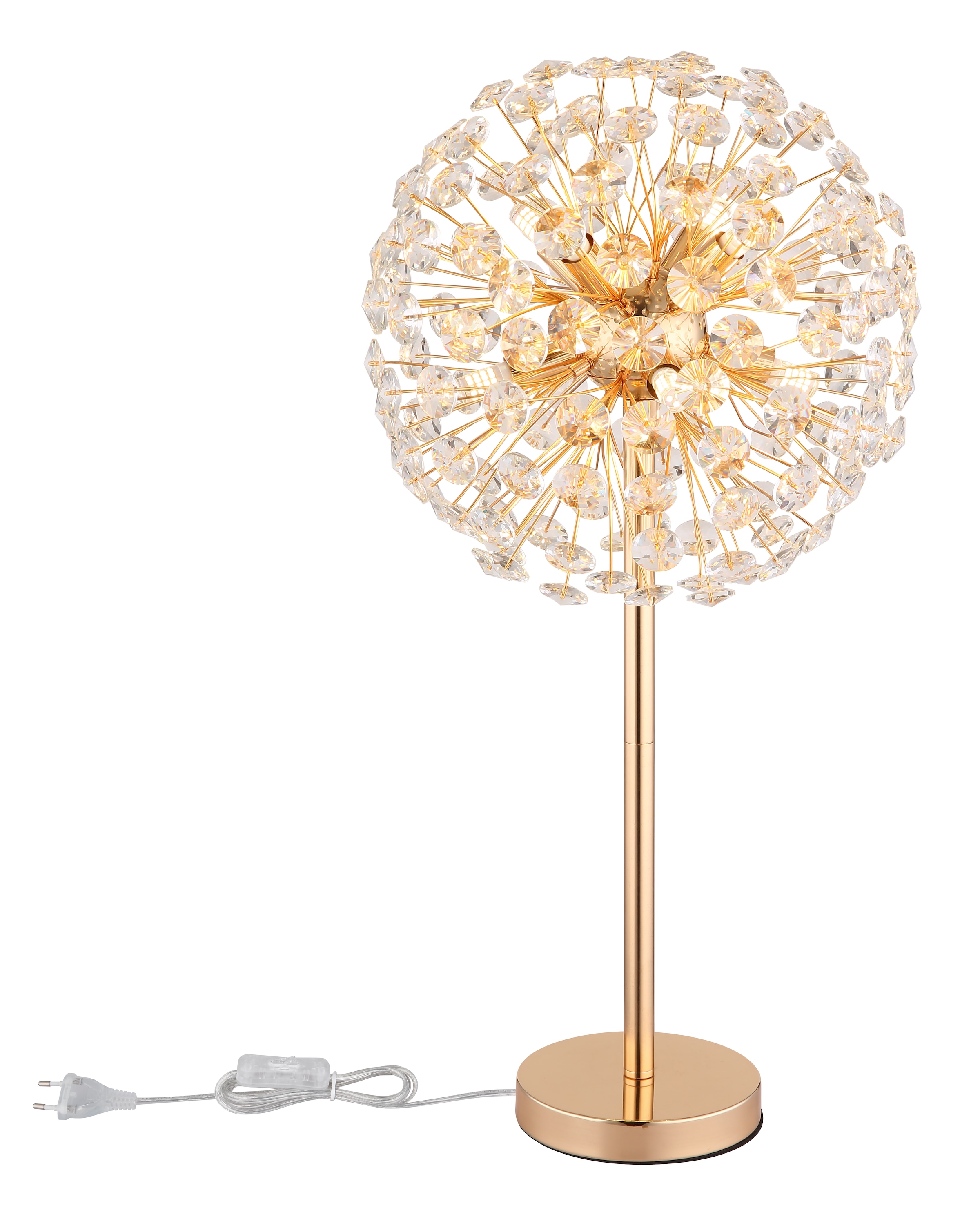 GLOBO LIGHTING Tischleuchte »KATRINA« G9 1 Stk. Warmweiß Tischlampe Nachttischlampe Deko-Tischleuchte Schlafzimmer