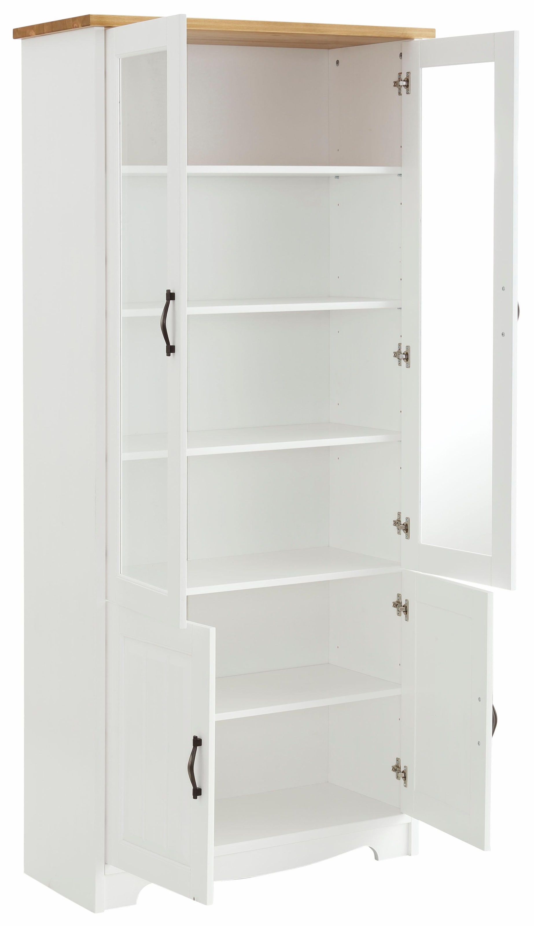 | Breite 85 cm Vitrine BAUR Home affaire »Trinidad«, 4-türig,