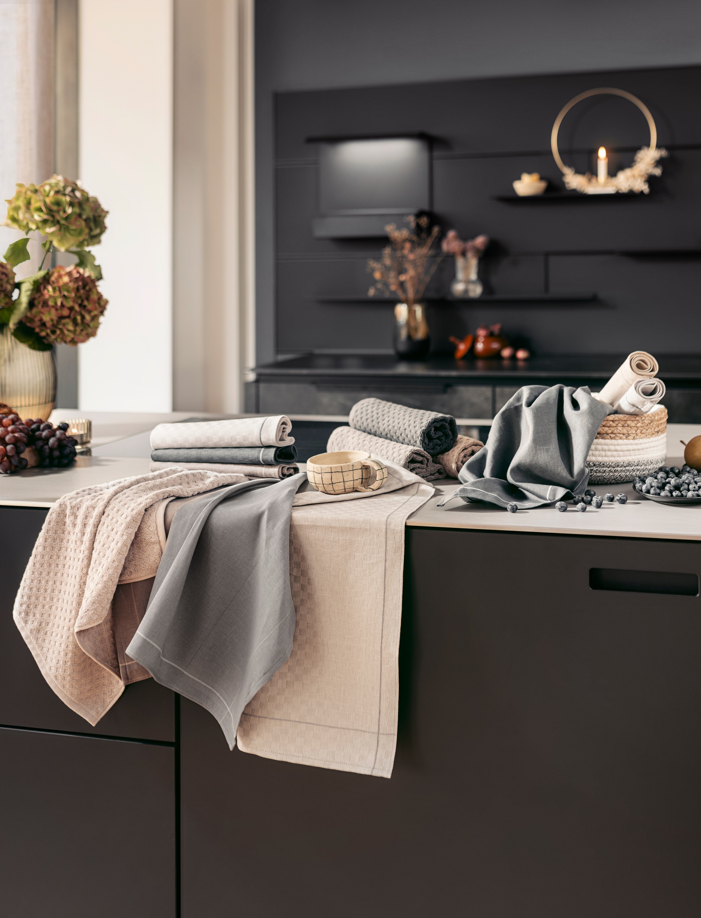 ROSS Geschirrtuch "2er Set 908, 1 Geschirrtuch + 1 Küchenfrottiertuch in ei günstig online kaufen