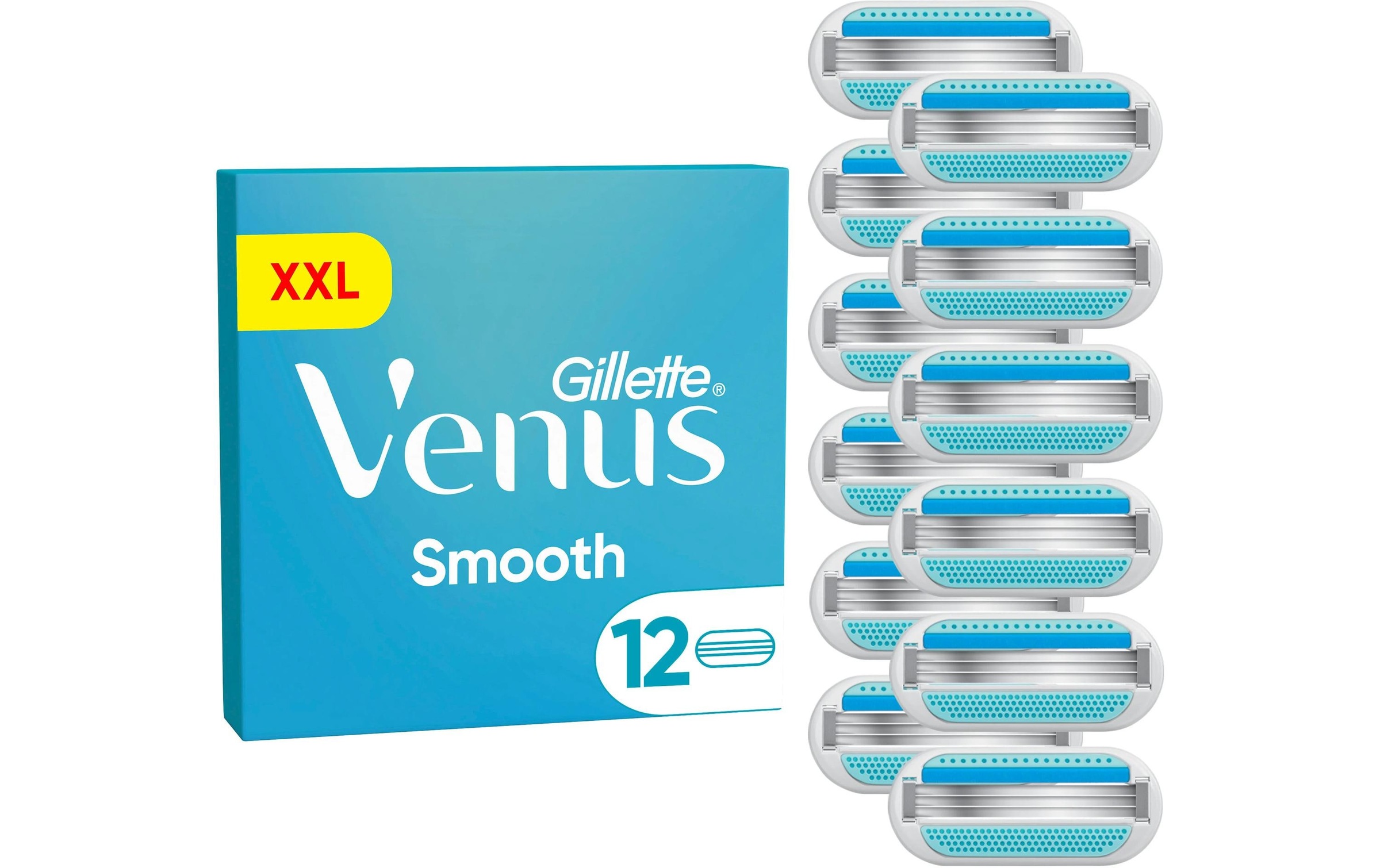 Gillette Damen Venus Smooth Rasierklingen Mit Wiederverwendbarem Handstück 12 Ersatzklingen - Image 7