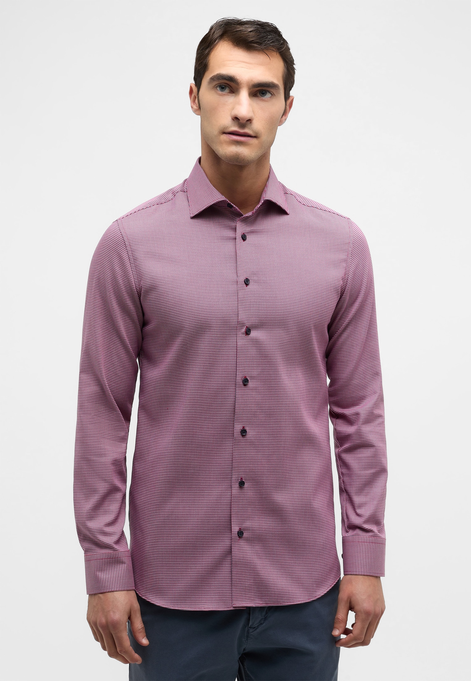 Eterna Langarmhemd "SLIM FIT" NON IRON (bügelfrei)