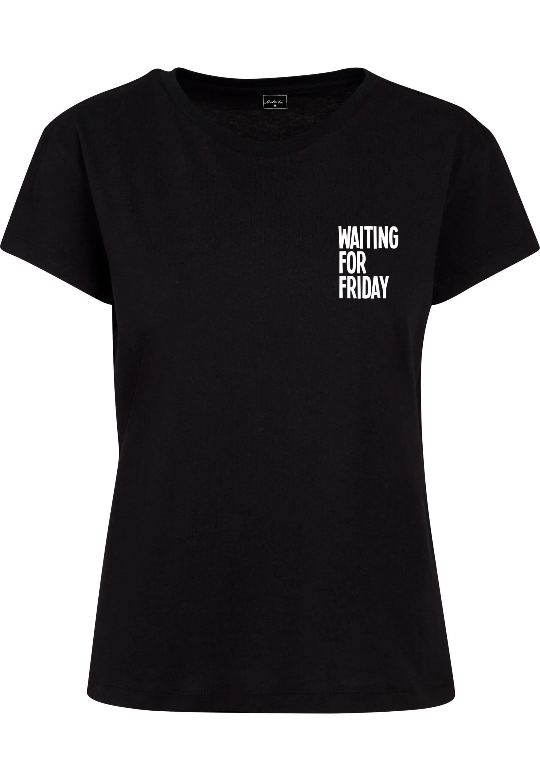 MisterTee T-Shirt »MisterTee Damen Ladies Waiting For Friday Box Tee«