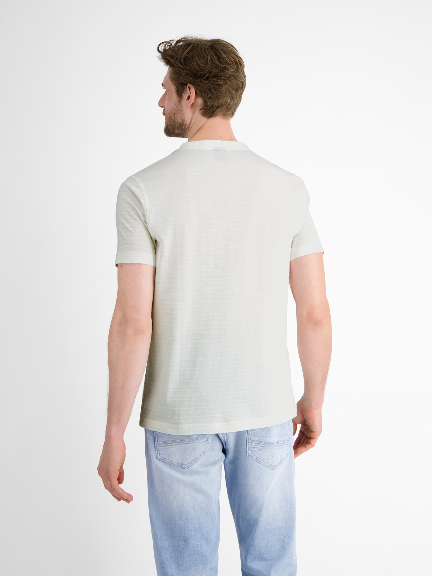 LERROS T-Shirt »LERROS Herren T-Shirt mit V-Ausschnitt«
