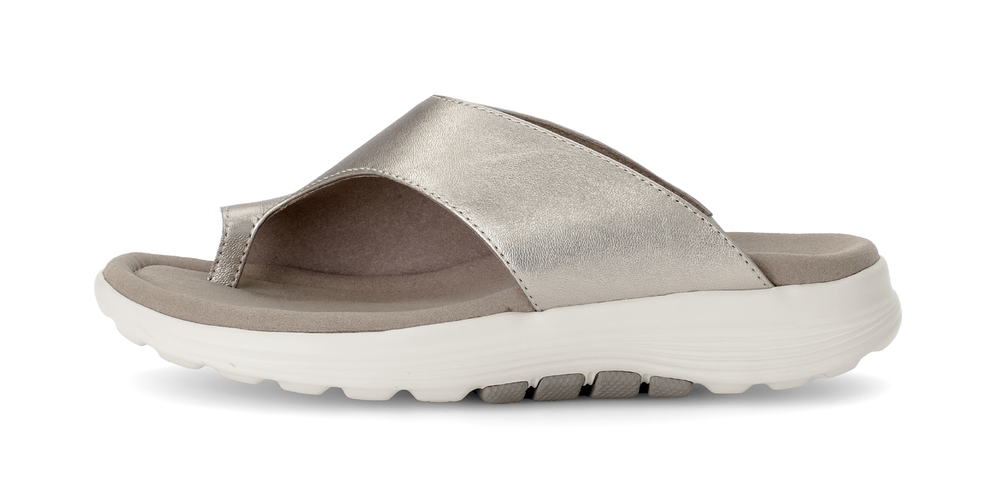 rollingsoft Dianette  Zehentrenner, Sommerschuh mit weichem Zehensteg, G-Weite