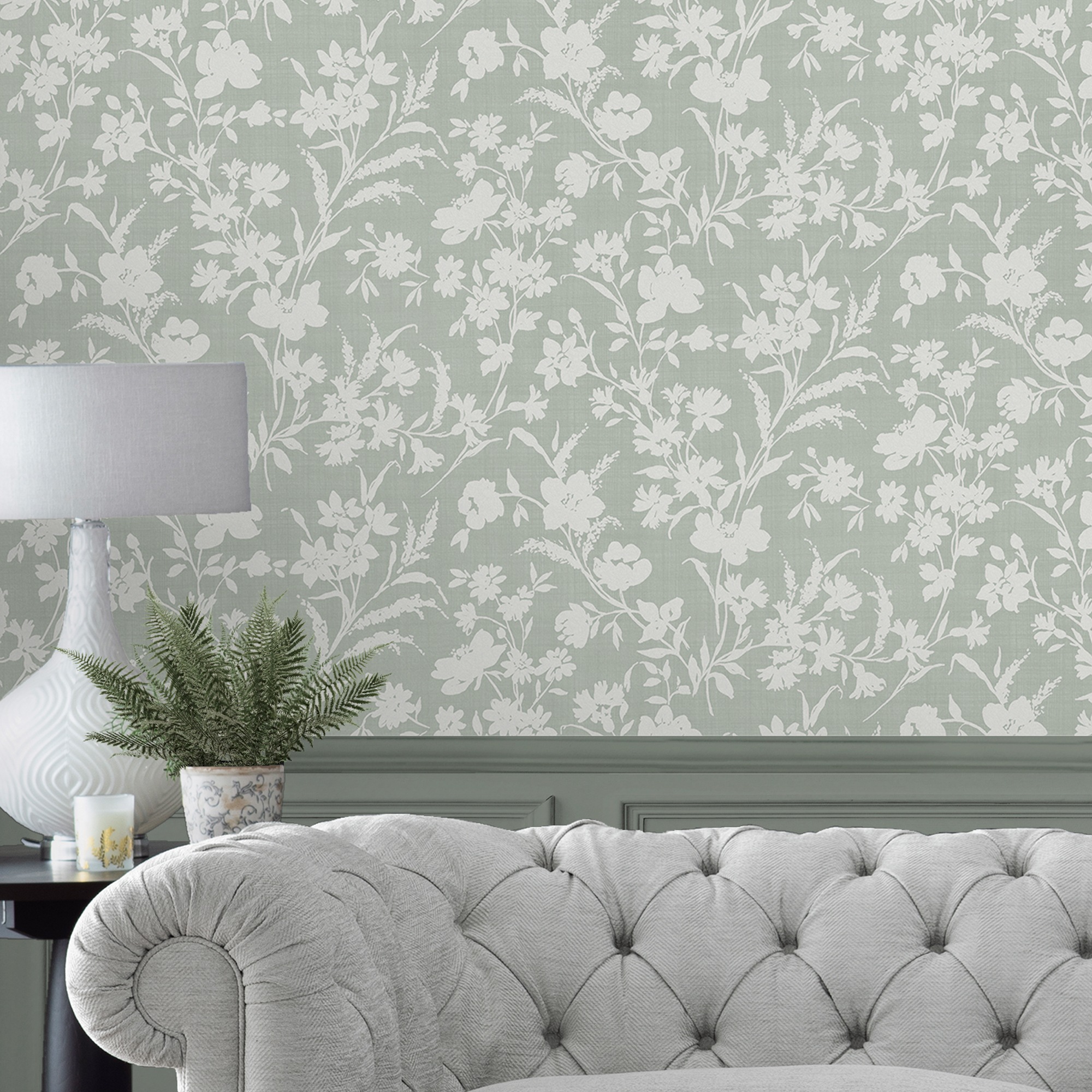 Laura Ashley Wallpaper Rye 119855