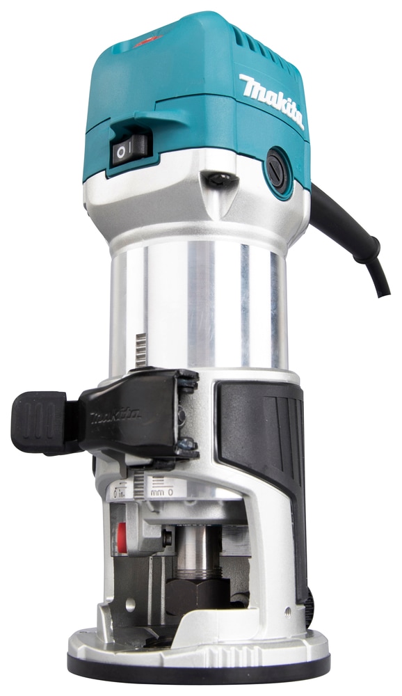 Makita Fräse »Multifunktionsfräse »RT0702CX2J« im Makita Makpac Koffer Gr.4«, (vielseitig einsetzbare Multifunktionsfräse), 710 W, 6/8 mm, Leerlaufdrehzahl; 10000 - 34000 min⁻¹