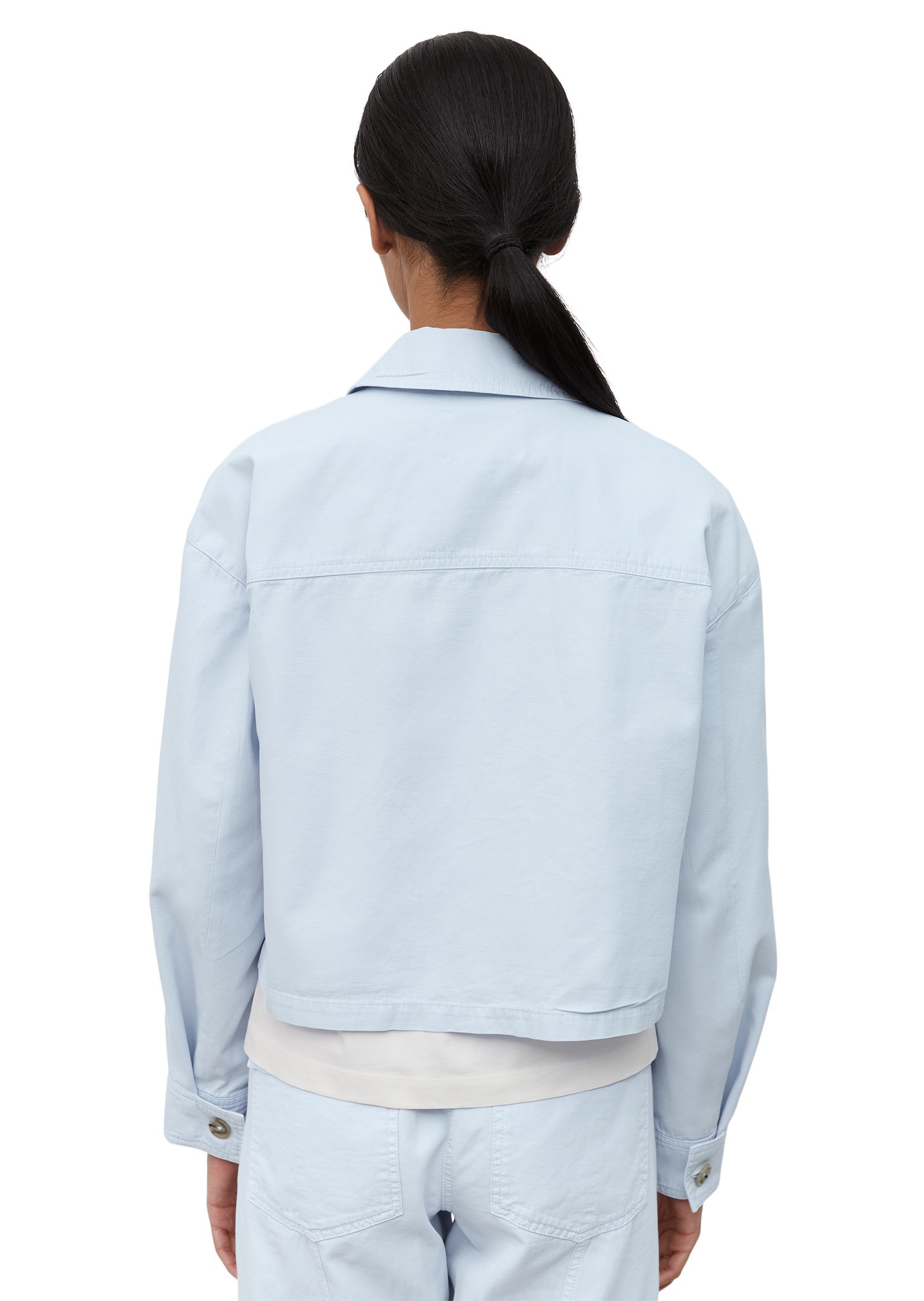 Marc O'Polo Kurzjacke »aus Organic-Cotton-Leinen-Mix«