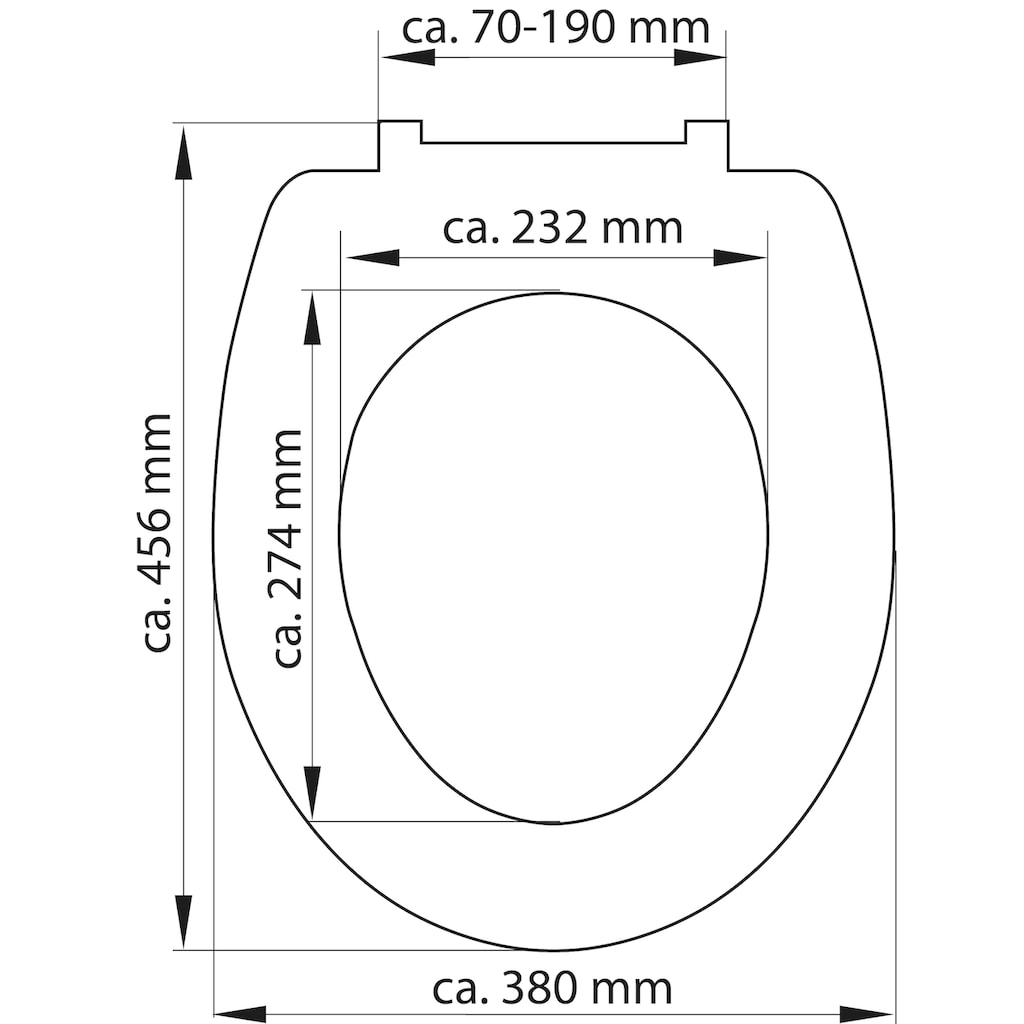 Schütte WC-Sitz »SLIM«