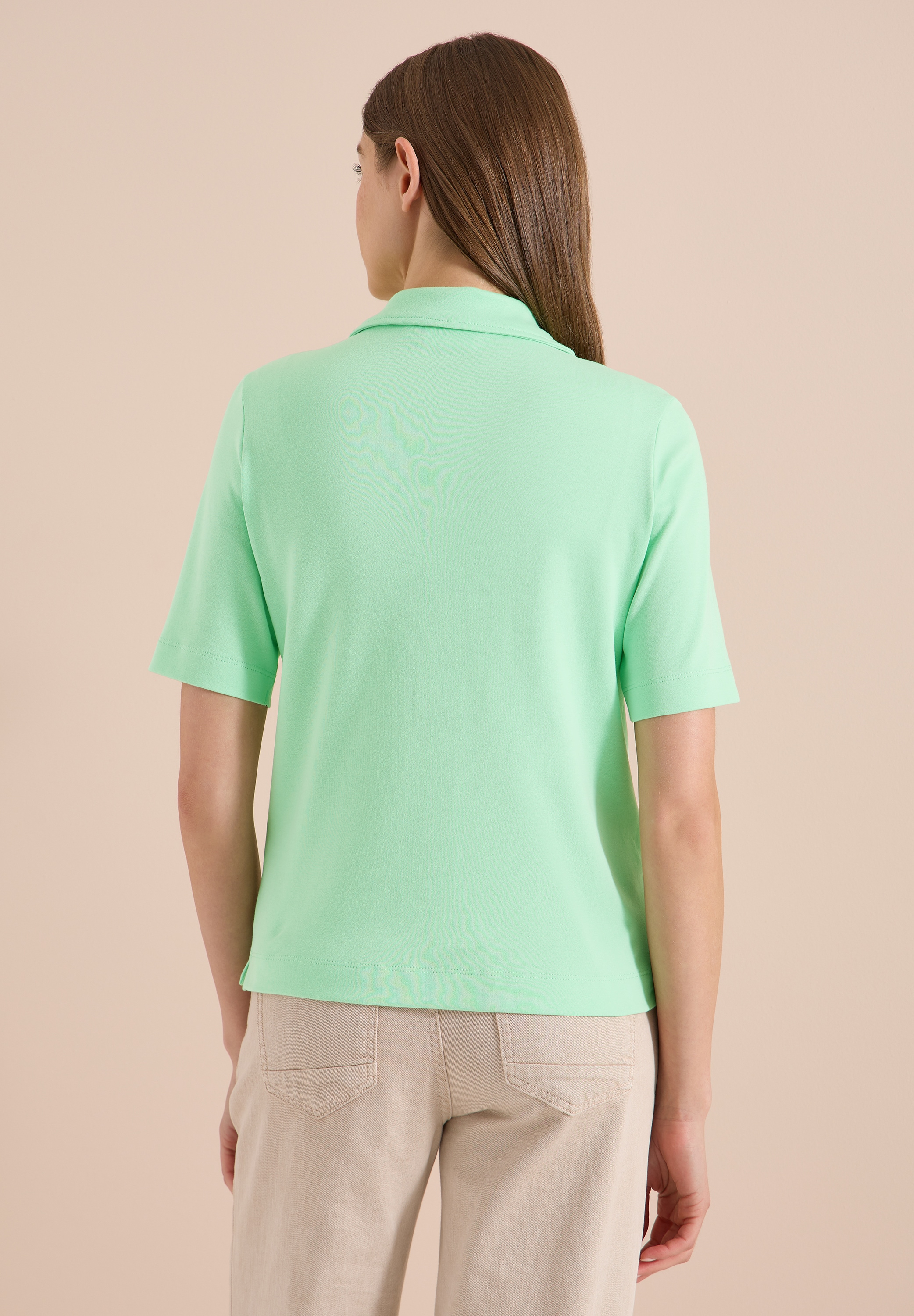 Cecil Poloshirt in Unifarbe