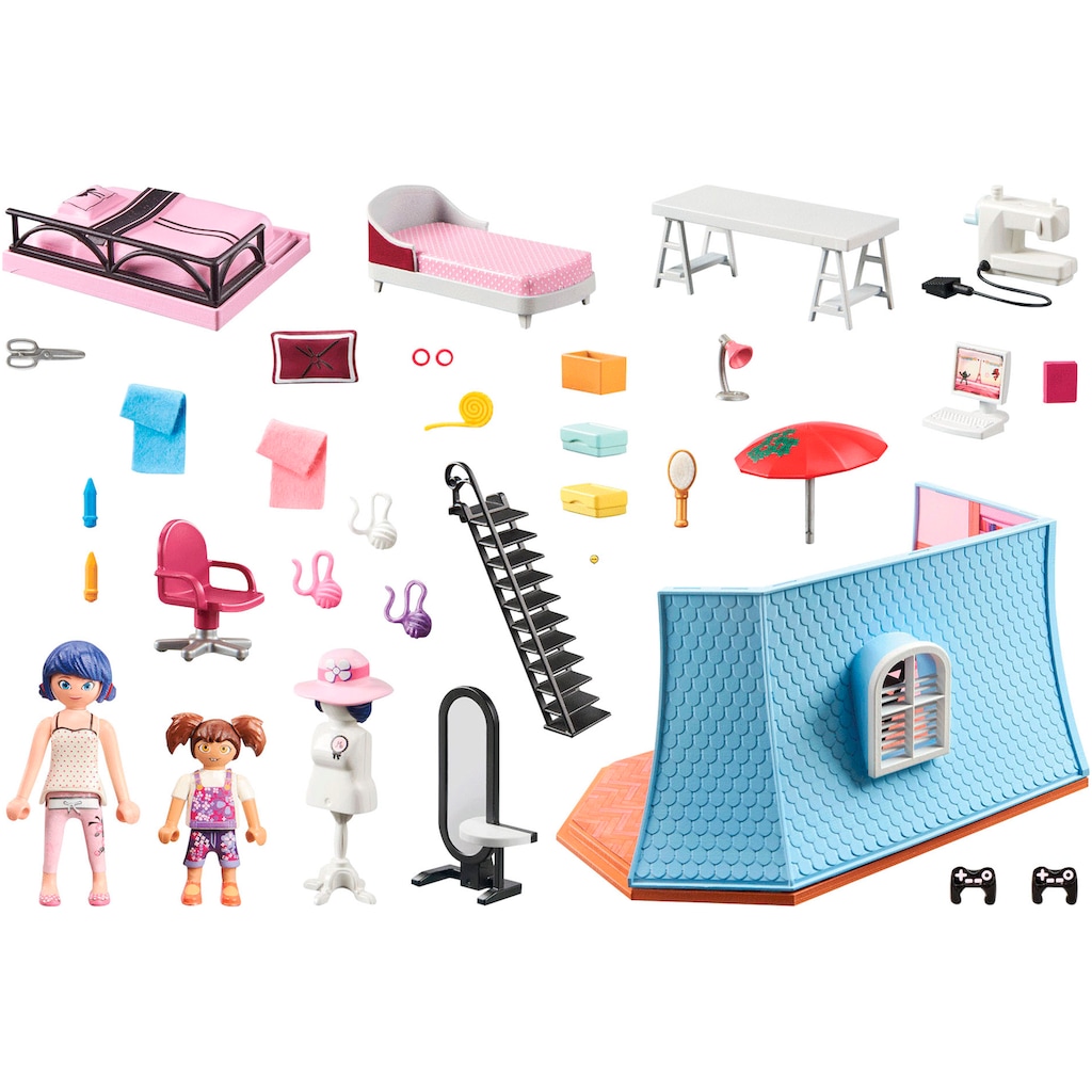 Playmobil® Konstruktions-Spielset »Miraculous: Marinettes Loft (71334), Miraculous«, (73 St.), Made in Europe