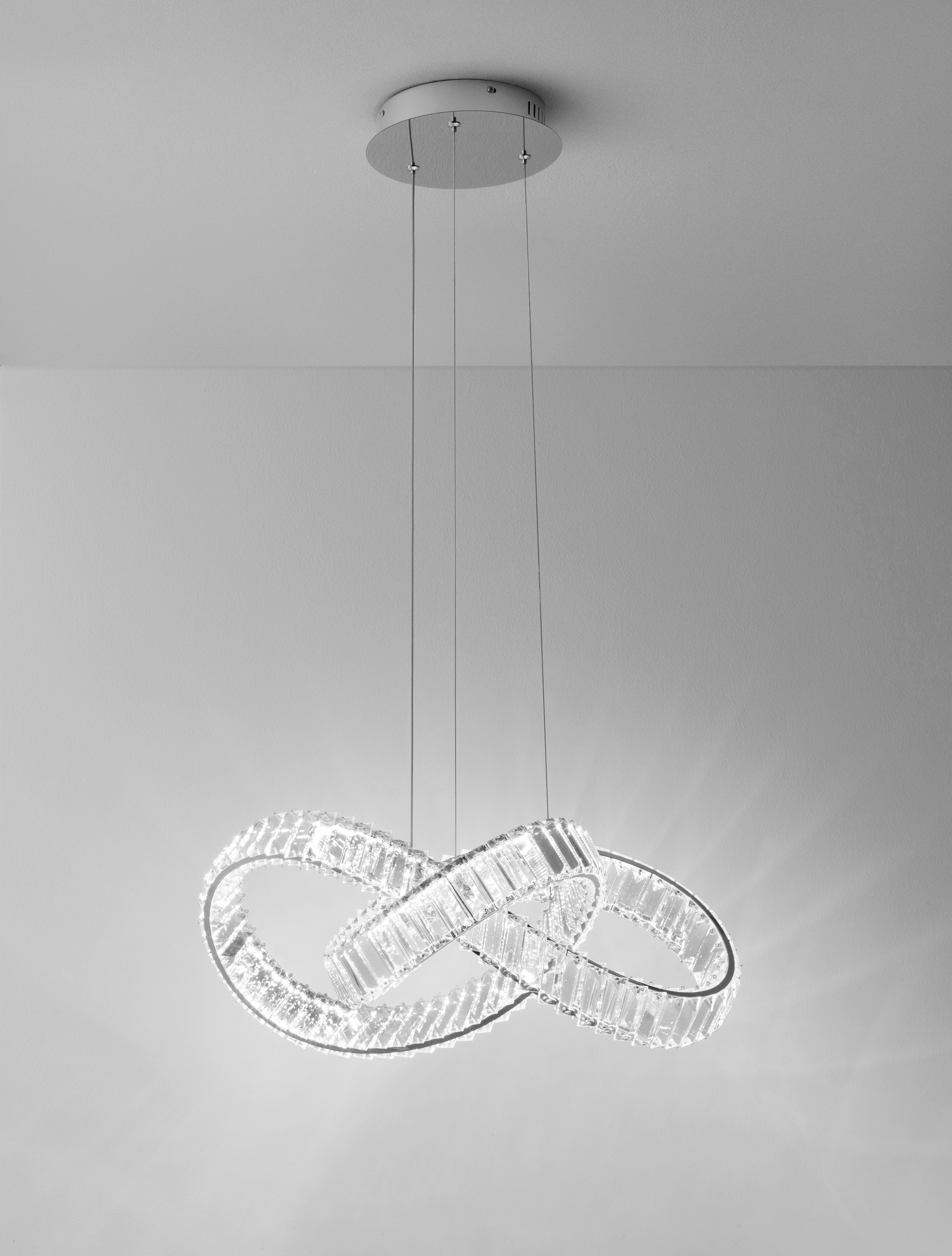 Nova Luce LED-Hängeleuchte »CONCETO« LED-Modul 1 Stk. Warmweiß