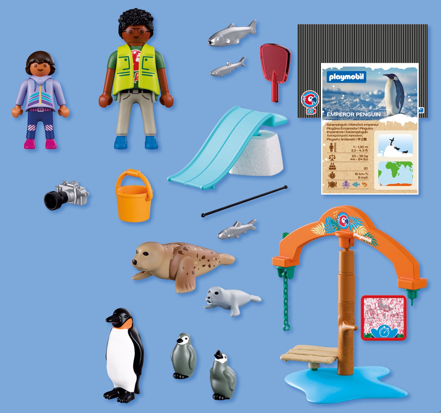 Playmobil® Konstruktions-Spielset »Zoo: Eis-Expedition (72073), Animals & Friends«