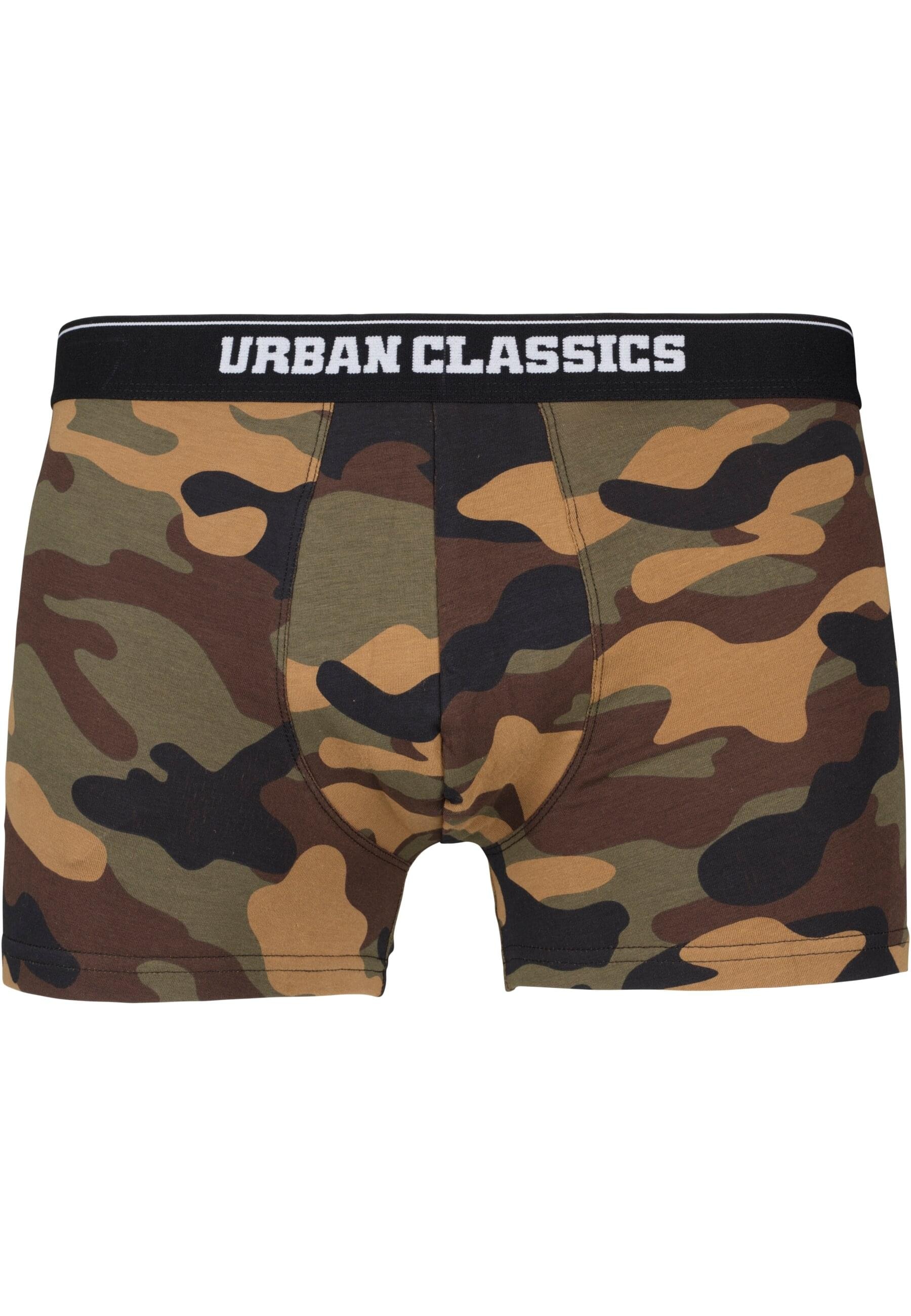URBAN CLASSICS Boxershorts "Urban Classics Herren 2-Pack Camo Boxer Shorts" günstig online kaufen