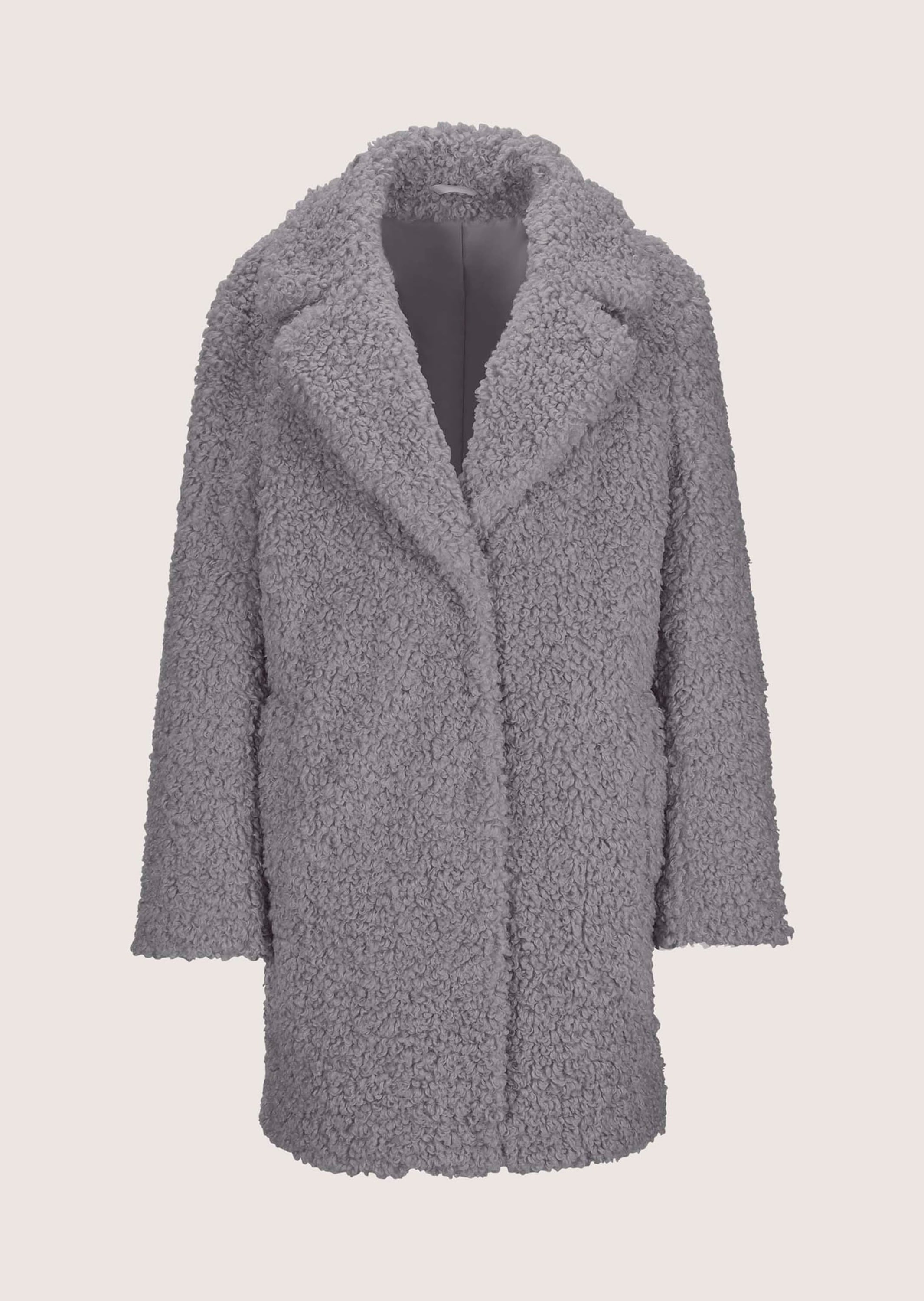 MADELEINE Langmantel "Teddy-Mantel Flauschiger Webpelz mit Reverskragen" We günstig online kaufen