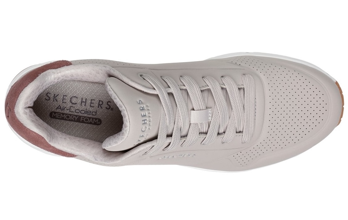 Skechers Sneaker »UNO-SUITED ON AIR«, Freizeitschuh, Halbschuh, Schnürschuh mit modischer Keilsohle