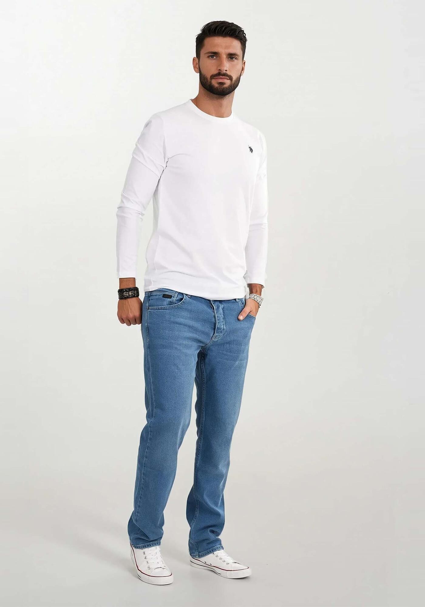 Alessandro Salvarini Comfort-fit-Jeans "A.Salvarini Designer Herren Jeans H günstig online kaufen