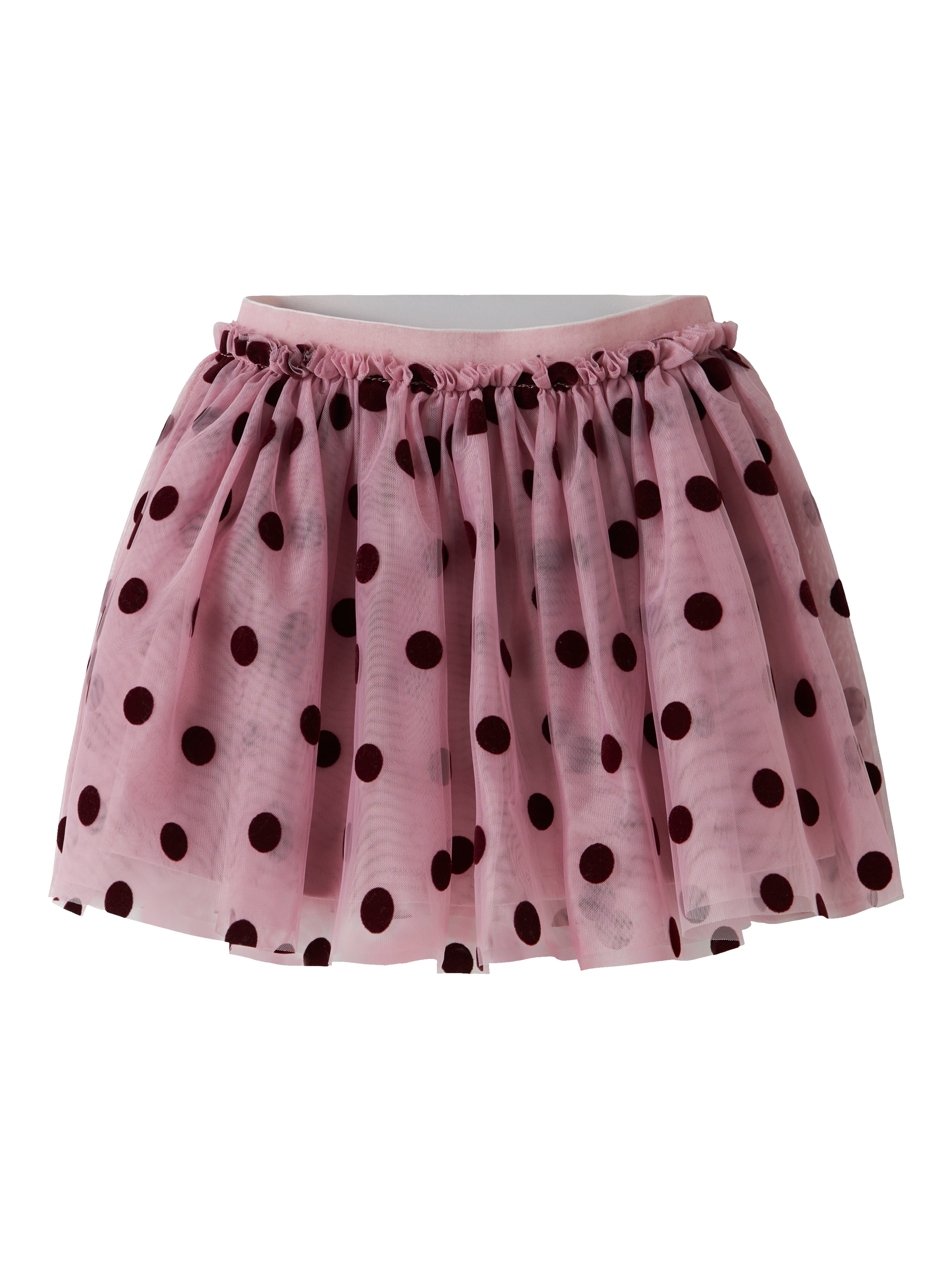 Name It Tüllrock "NMFNAGINA TULLE SKIRT" Baumwollmischung, Tüll mit Flockprint bedruckt