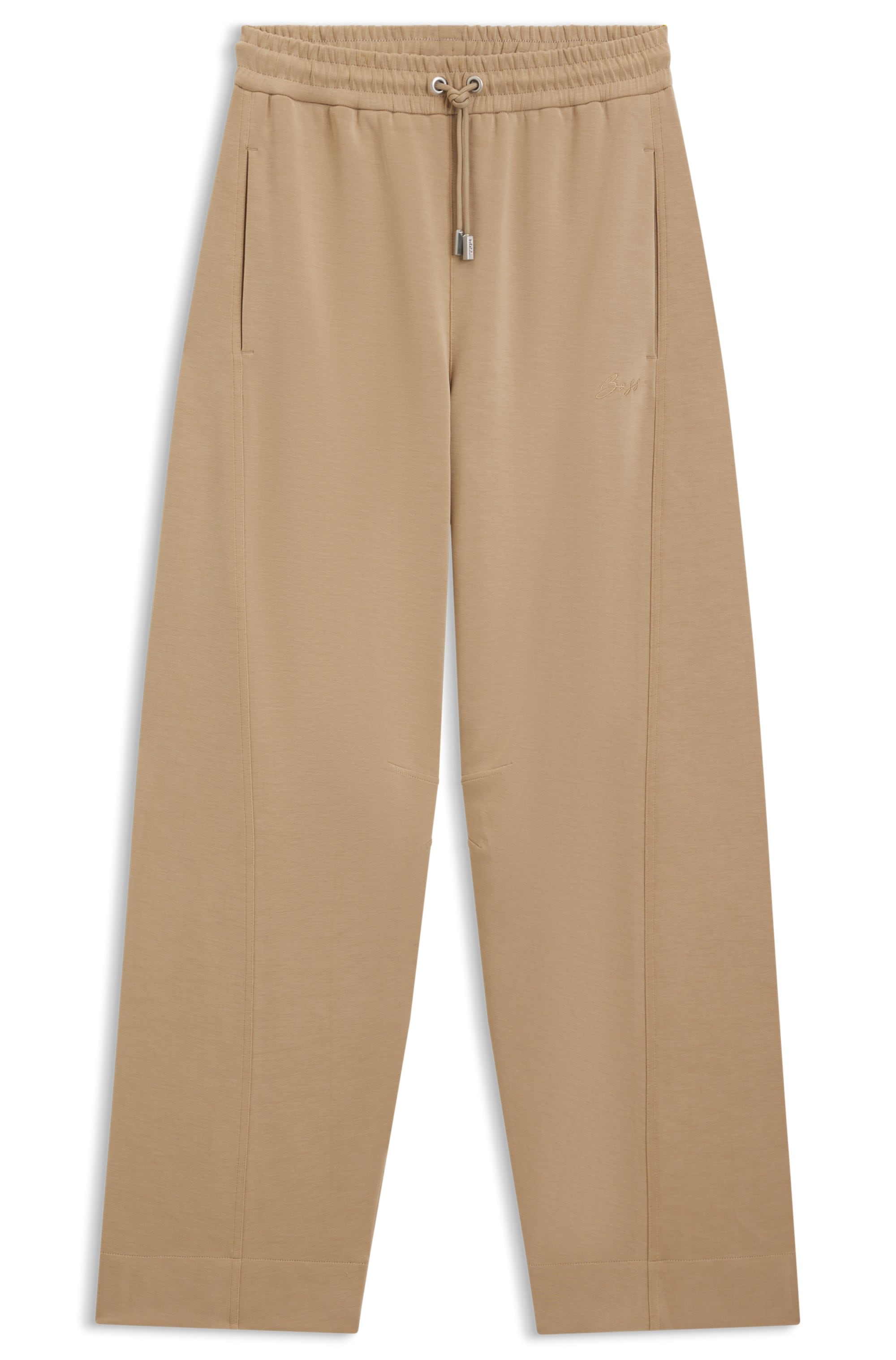 BOSS ORANGE Stoffhose »Elijah Premium Damenmode«, Balloon Shape, Cupro Material