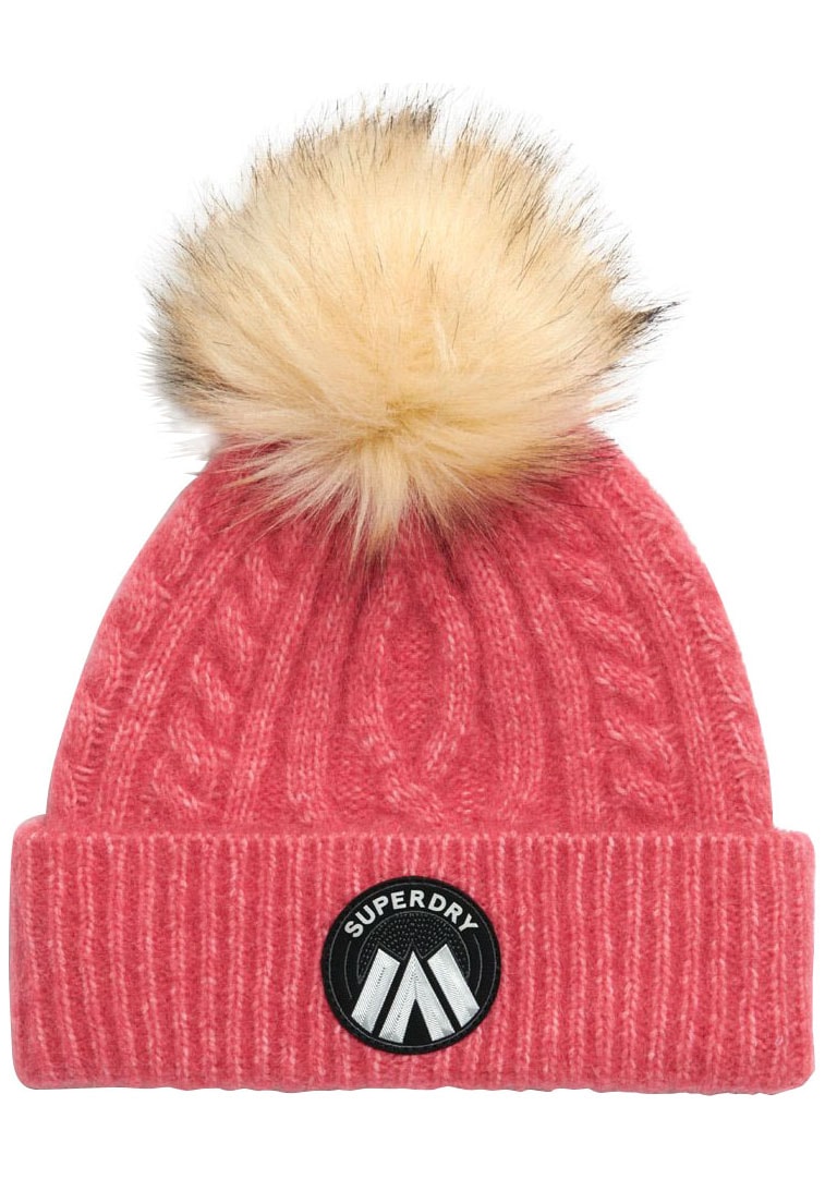 Superdry Beanie "CABLE LUXE KNIT BEANIE HAT" günstig online kaufen