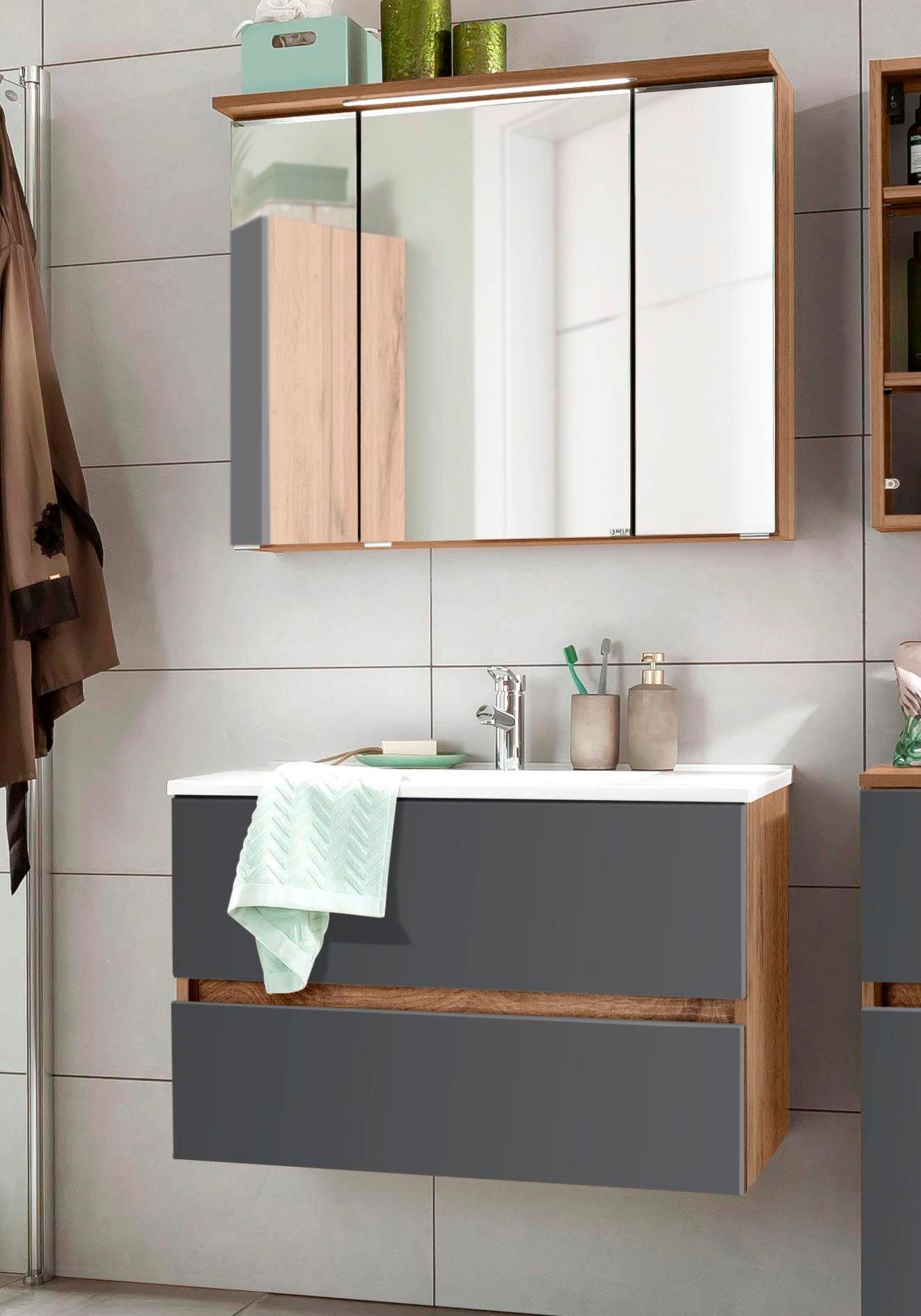 welltime Badmöbel-Set "Lucca" 2 Stk. tlg. günstig online kaufen