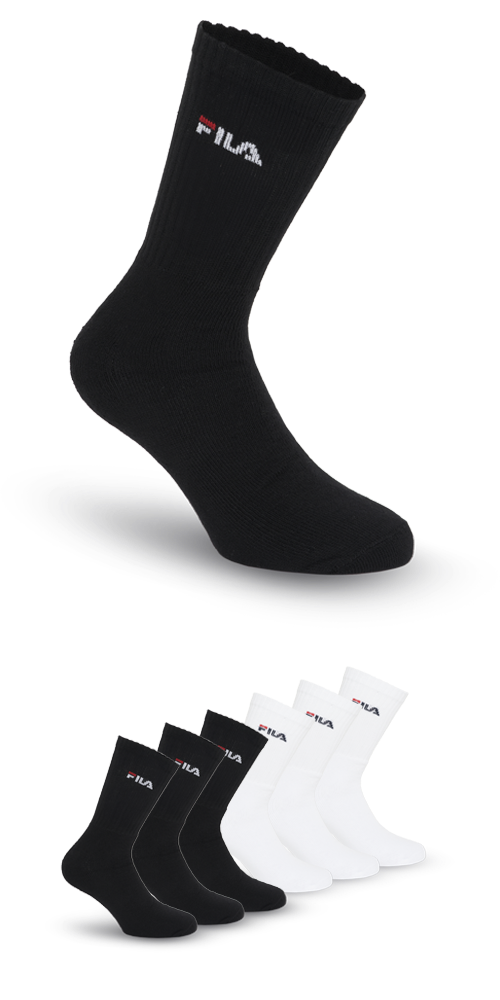 Fila Sportsocken "UNISEX CREW TENNIS FULL TERRY SOCKS", (6 Paar), mit einge günstig online kaufen