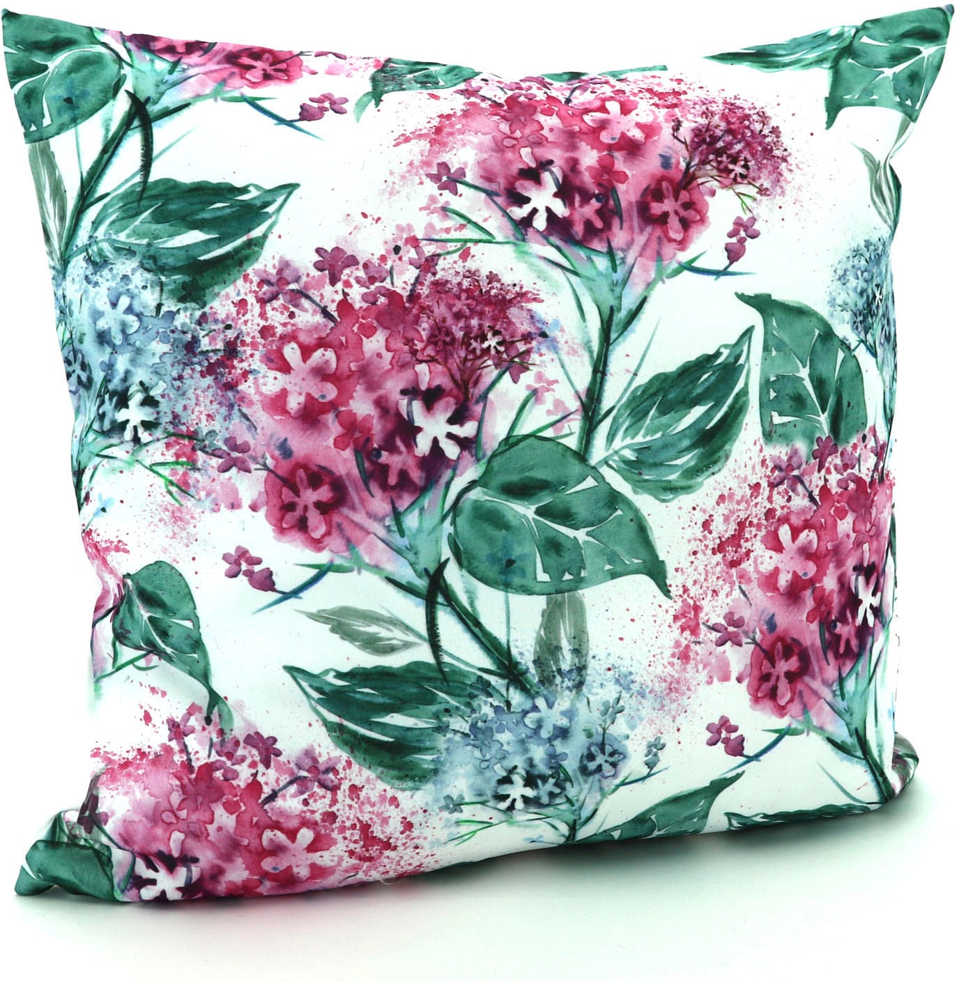 Weckbrodt Dekokissen "Aquarell" Lotus-Effekt, Garten, Blumen, Kissen, ohne Füllung
