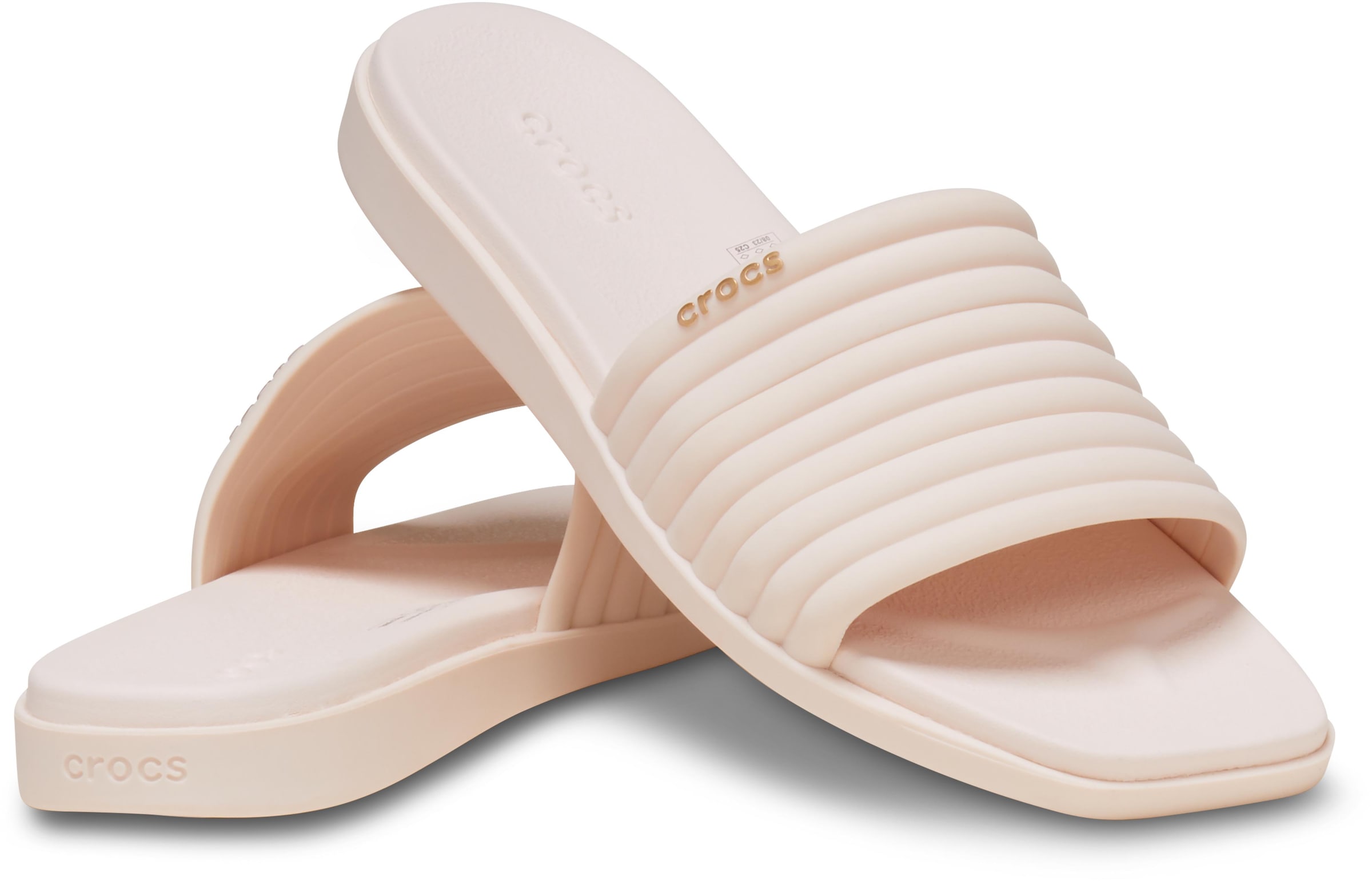 Crocs Pantolette "Miami Slide", Badeschuh, Schlappen mit kleinem Keilabsatz günstig online kaufen