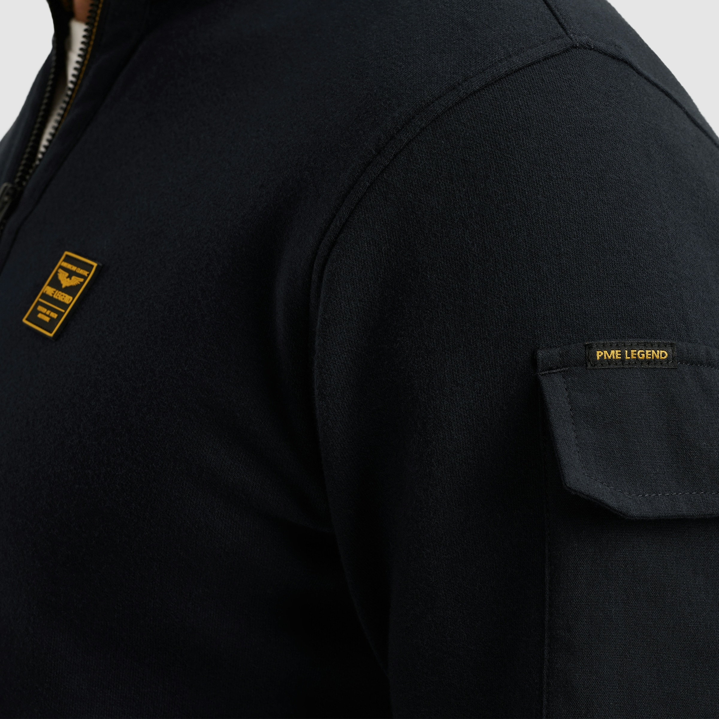 PME LEGEND Sweatshirt, mit Logo Stickerei