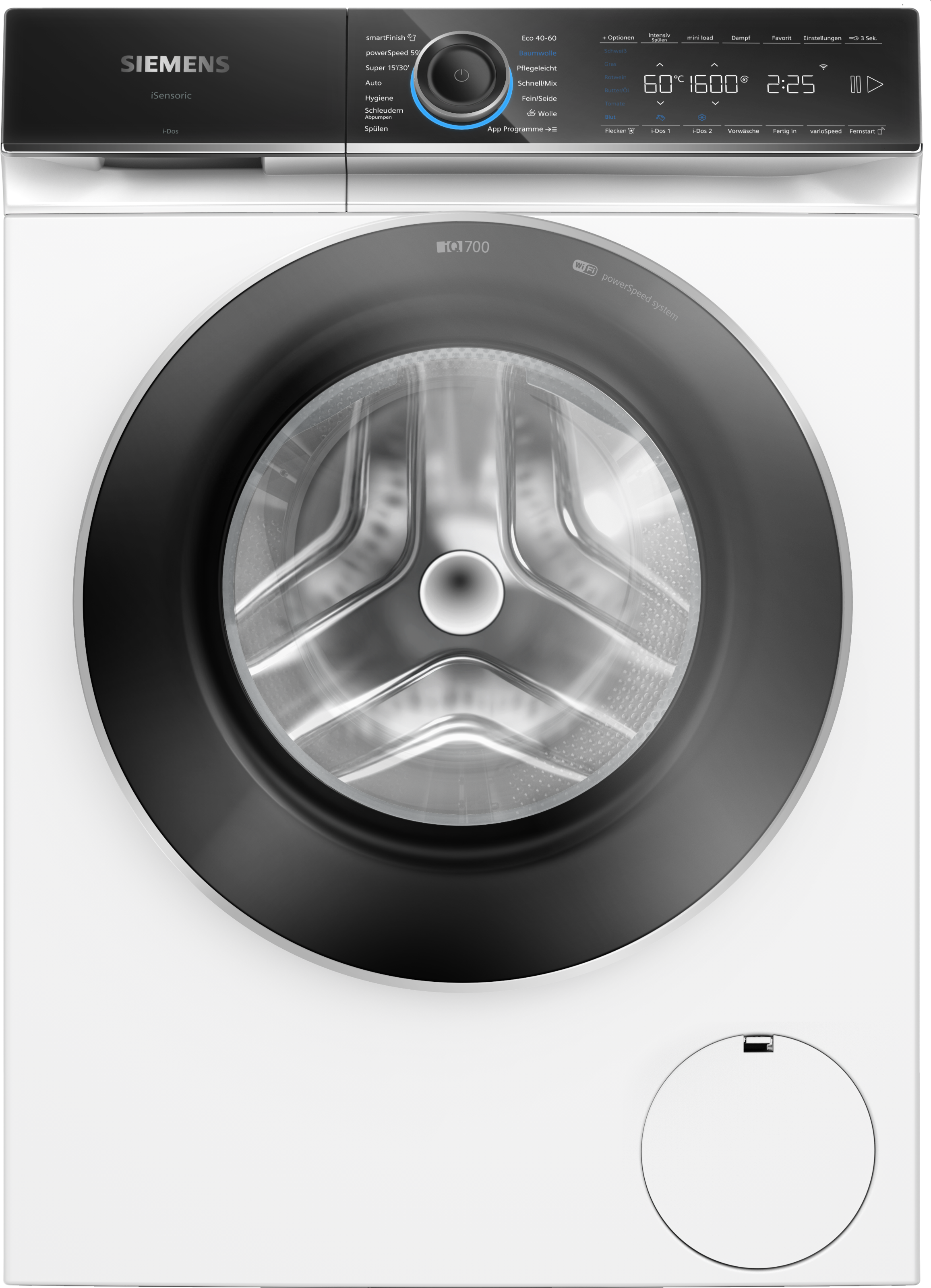 Thumbnail - SIEMENS Waschmaschine iQ700 "WG56B2A41" 10 kg 1600 U/min Made in Germany, automatische Waschmitteldosierung i-Dos, smart...