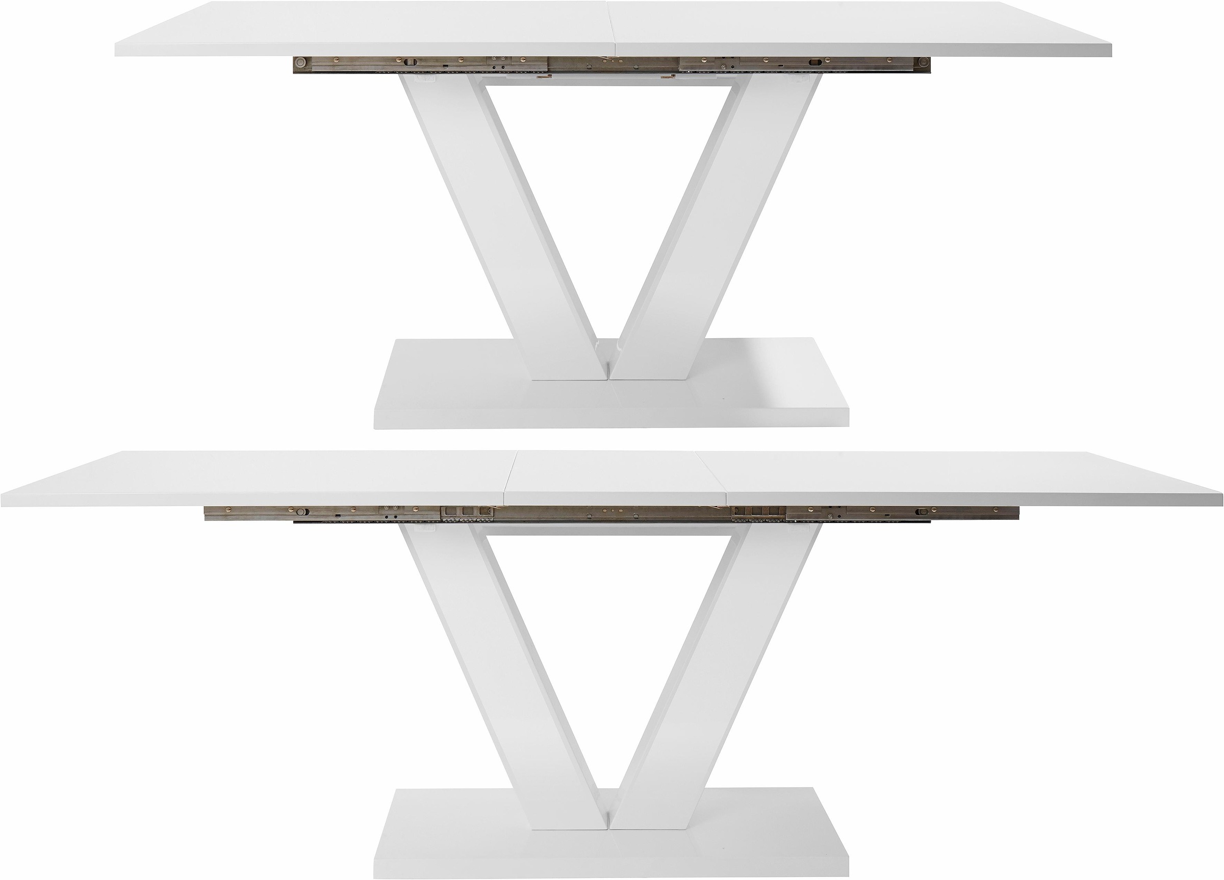 OTTO home Esstisch "ausziehbar Andy" Tisch, Esstisch, mit Auszugsfunktion, 2 Breiten (140-180 cm oder 180-220 cm)
