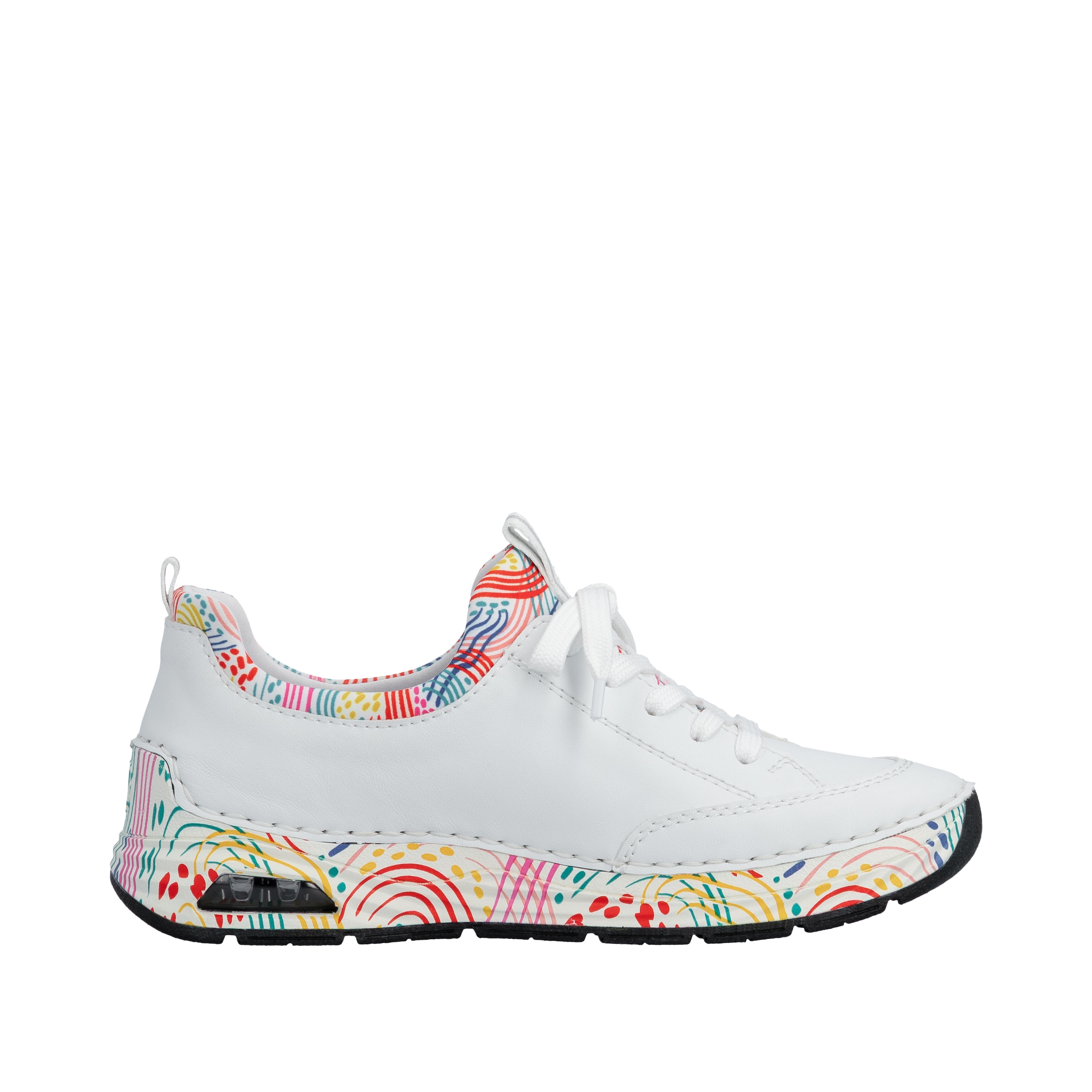 Rieker Slip-On Sneaker  Schlupfschuh, Freizeitsneaker, Halbschuh mit elastischem Einstieg
