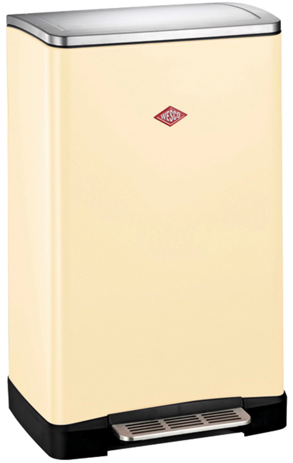 WESCO Mülltrennsystem "Big Double Boy Abfallsammler mit Dämpfer", B/H/T: 34,5cm x 65cm x 40,5cm, 36 lmandel, Küche, Mülleimer, mit Kunststoffeinsatz,