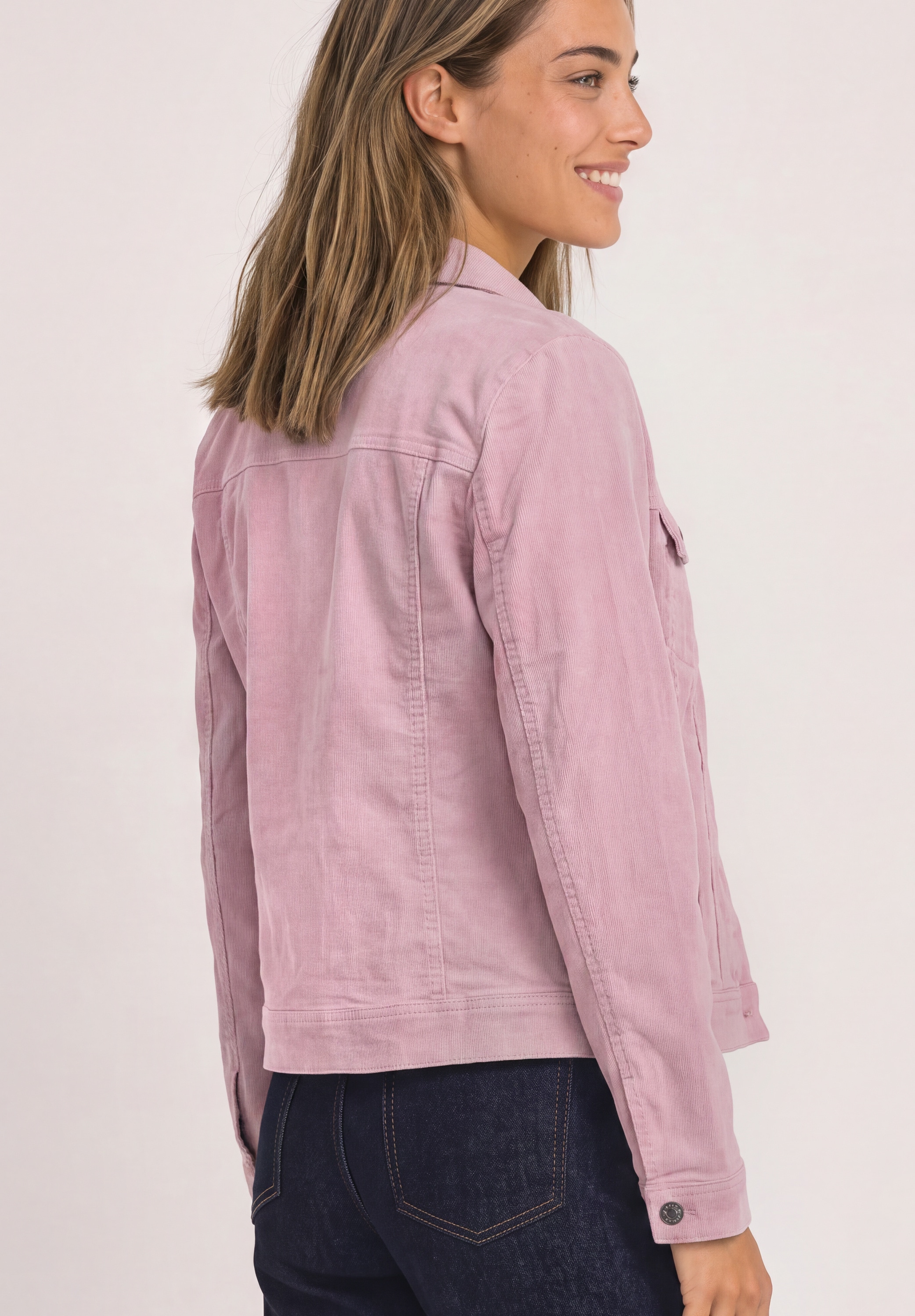 STREET ONE Cordjacke ohne Kapuze mit Brusttaschen