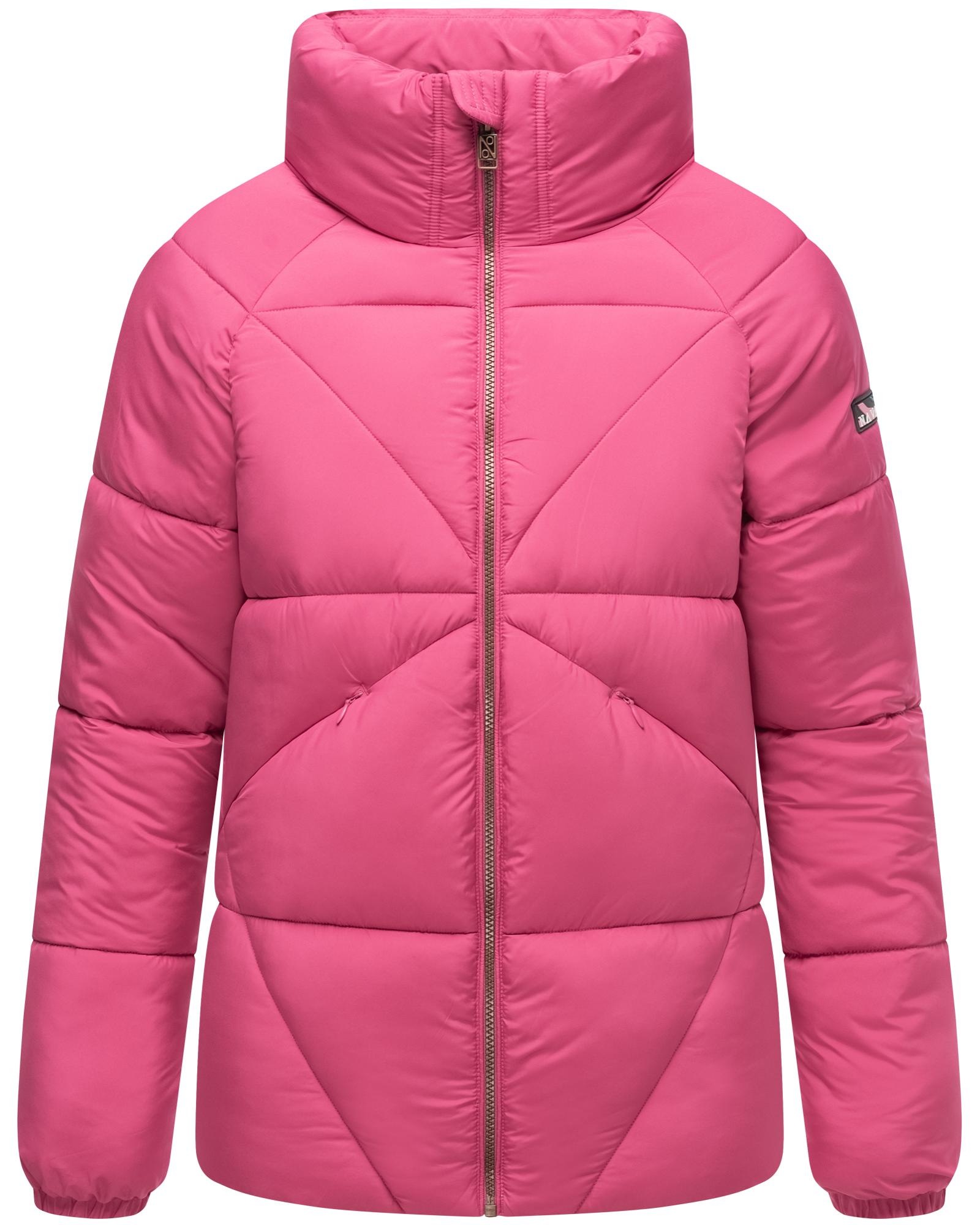 Navahoo Steppjacke »Schokolinaa 14«, ohne Kapuze, Winterjacke mit modischer Steppung & hohem Kragen