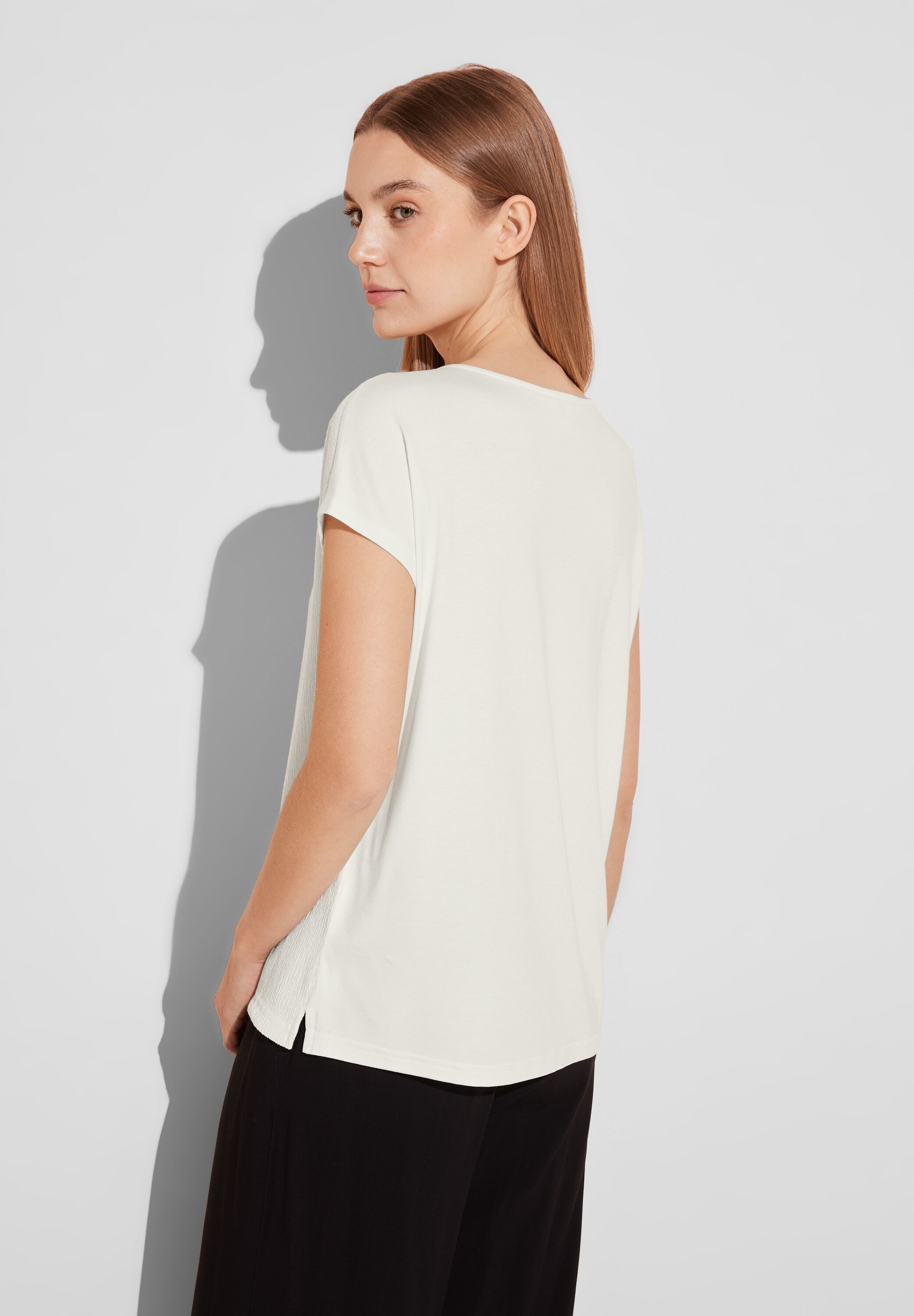STREET ONE V-Shirt, aus softer Viskose
