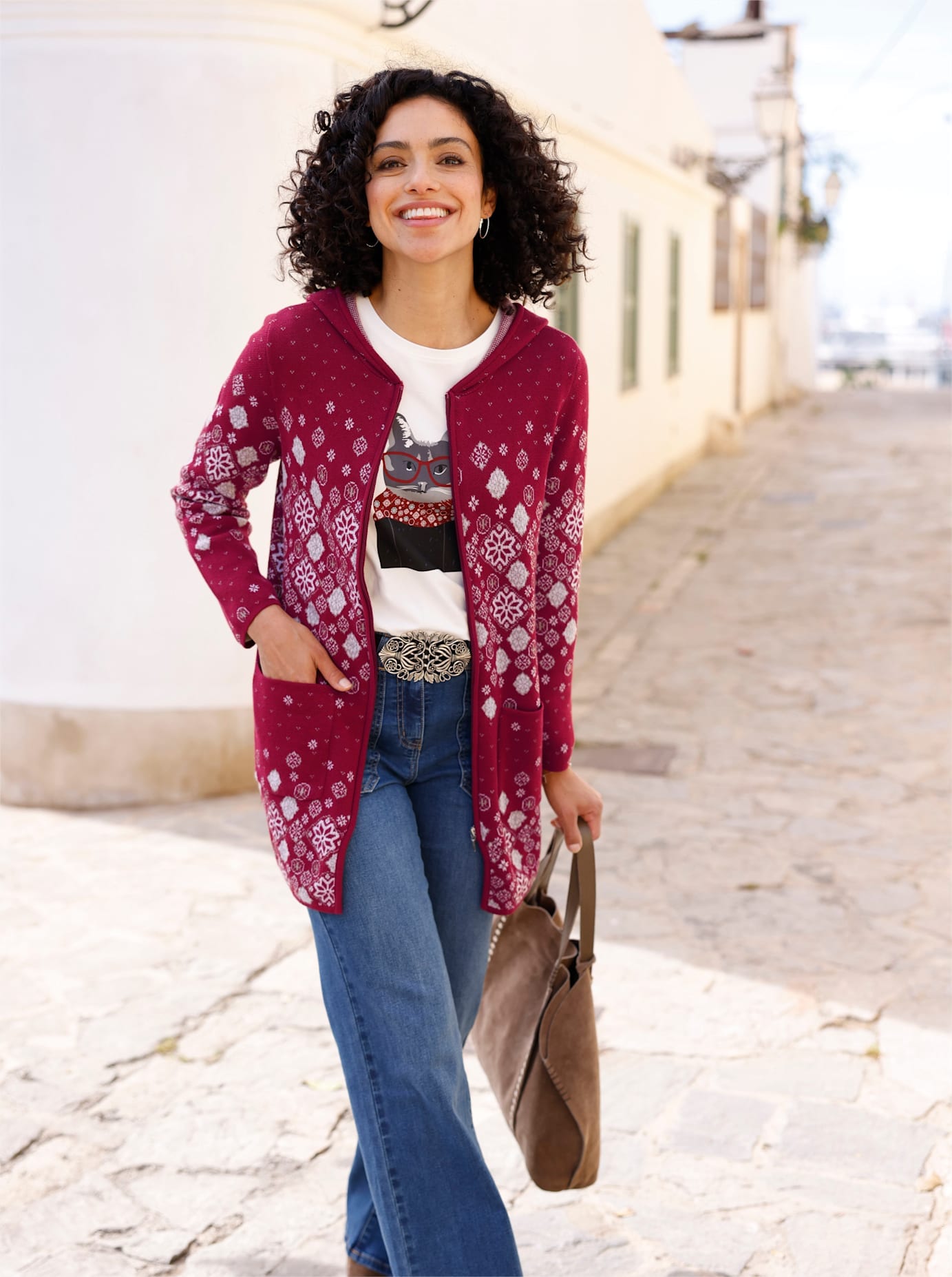 Inspirationen Longstrickjacke günstig online kaufen