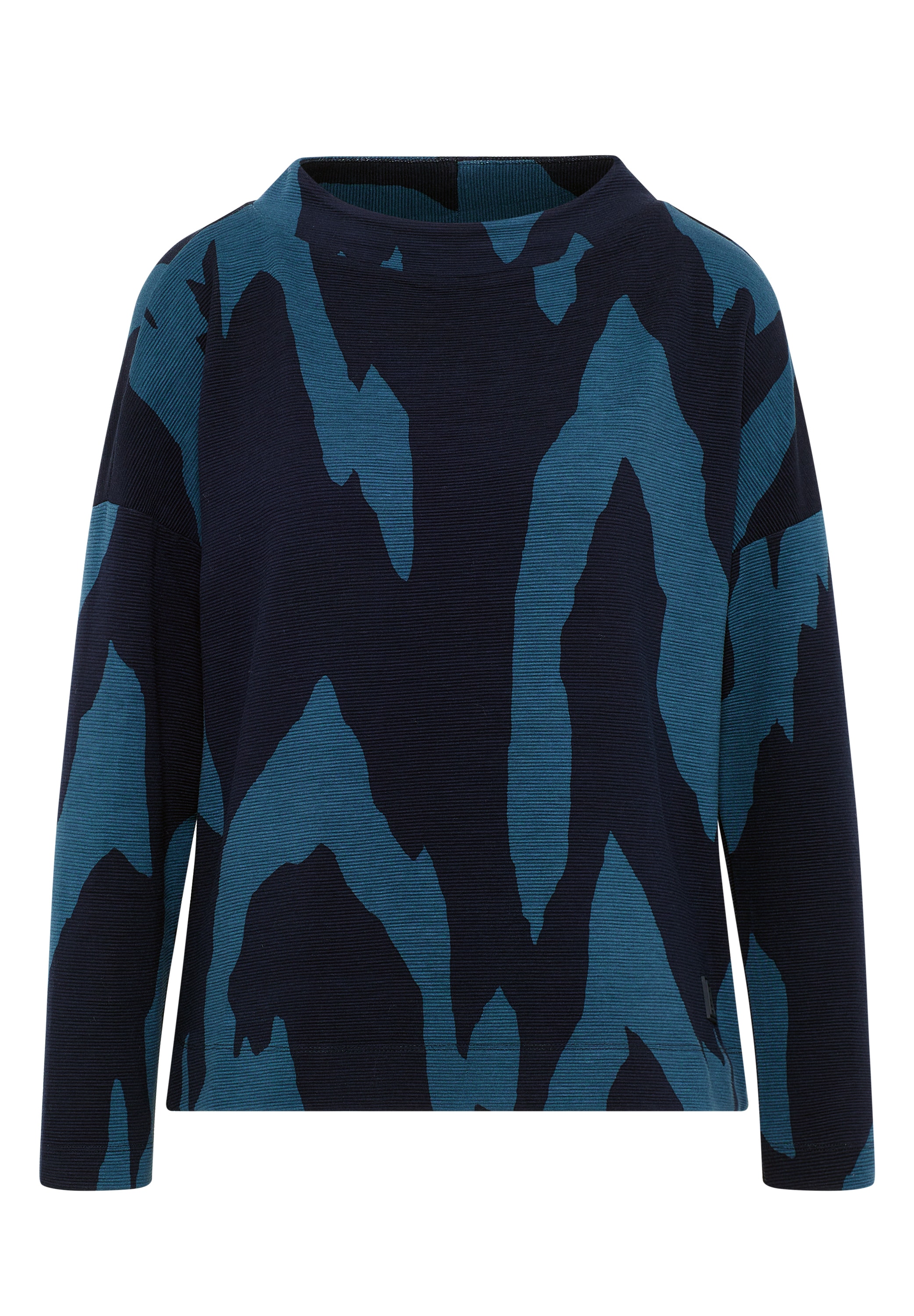 Cecil Langarmshirt, mit grafischem Muster