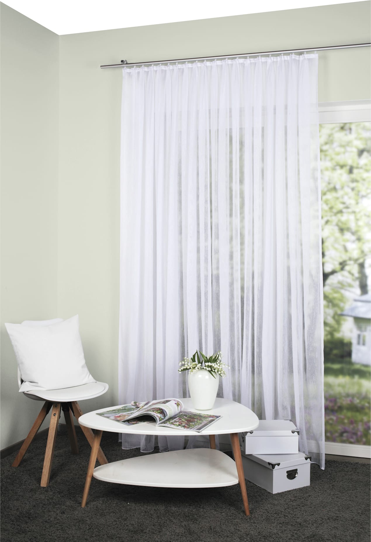 heine home Gardine Faltenband 1 Stk. tlg. günstig online kaufen