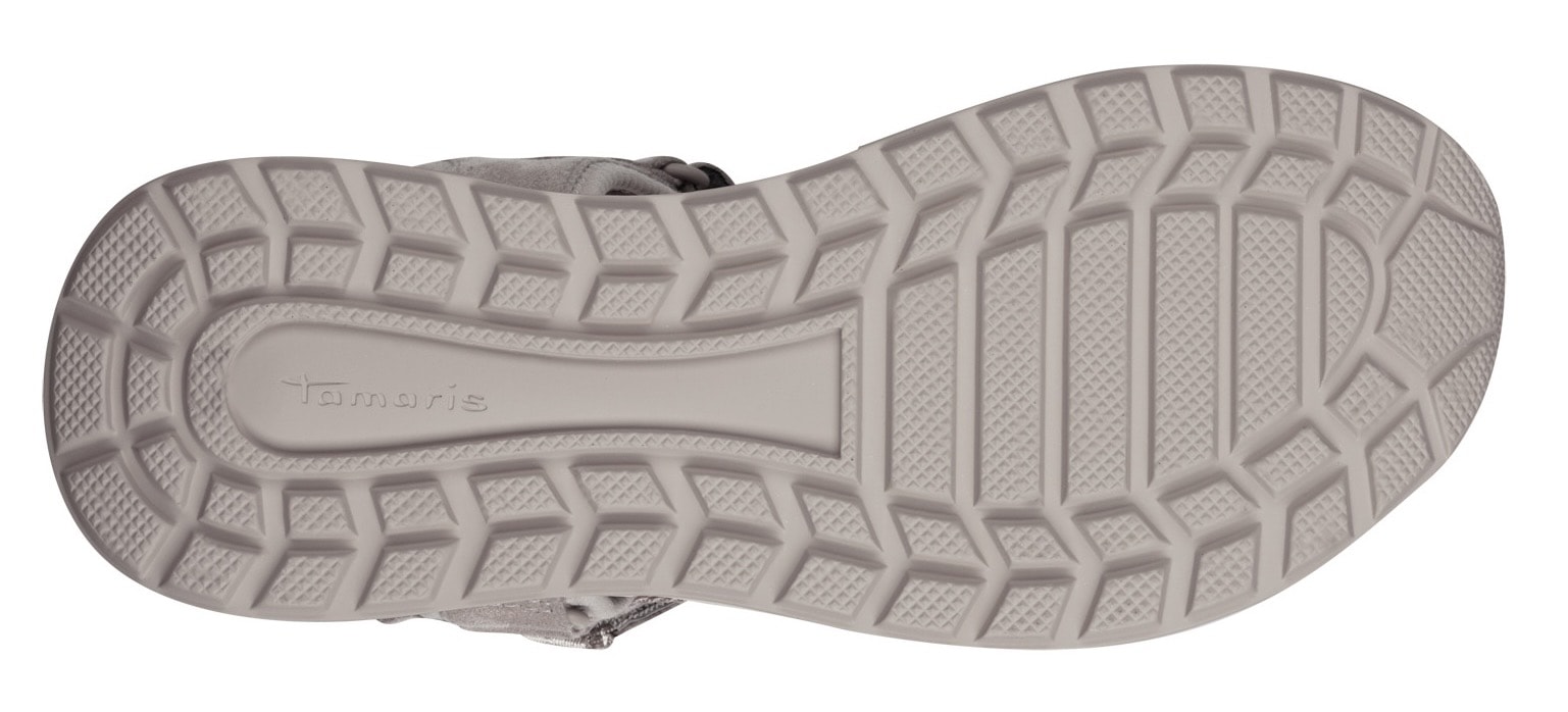 Thumbnail - Tamaris Riemchensandale, Plateau, Sandalette, Trekkingsandale, verstellbare Klettverschlüsse