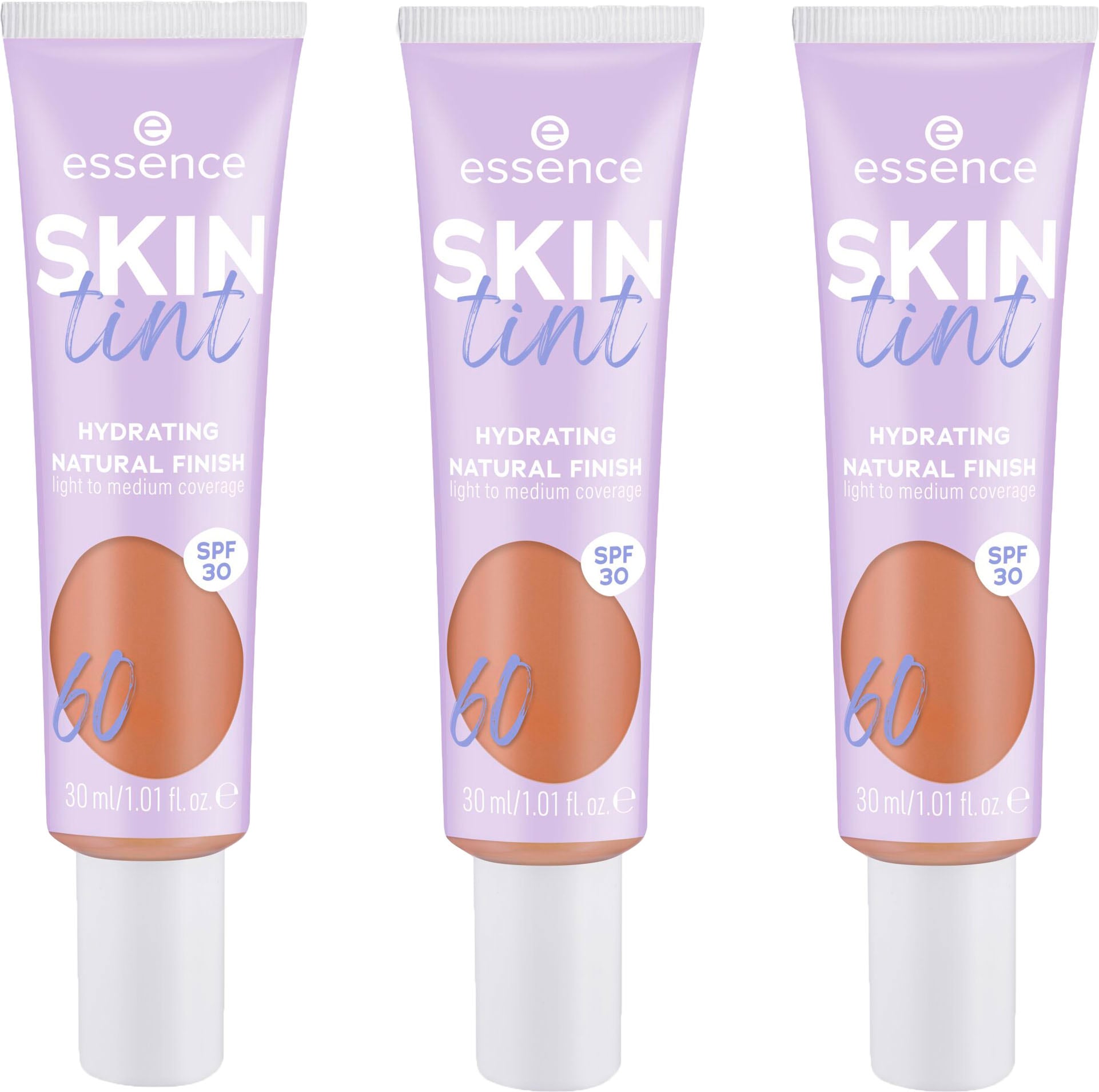 ESSENCE Kinder Foundation "SKIN tint", 90ml, braun, Teint-Kosmetika, mit veganen Inhaltsstoffen