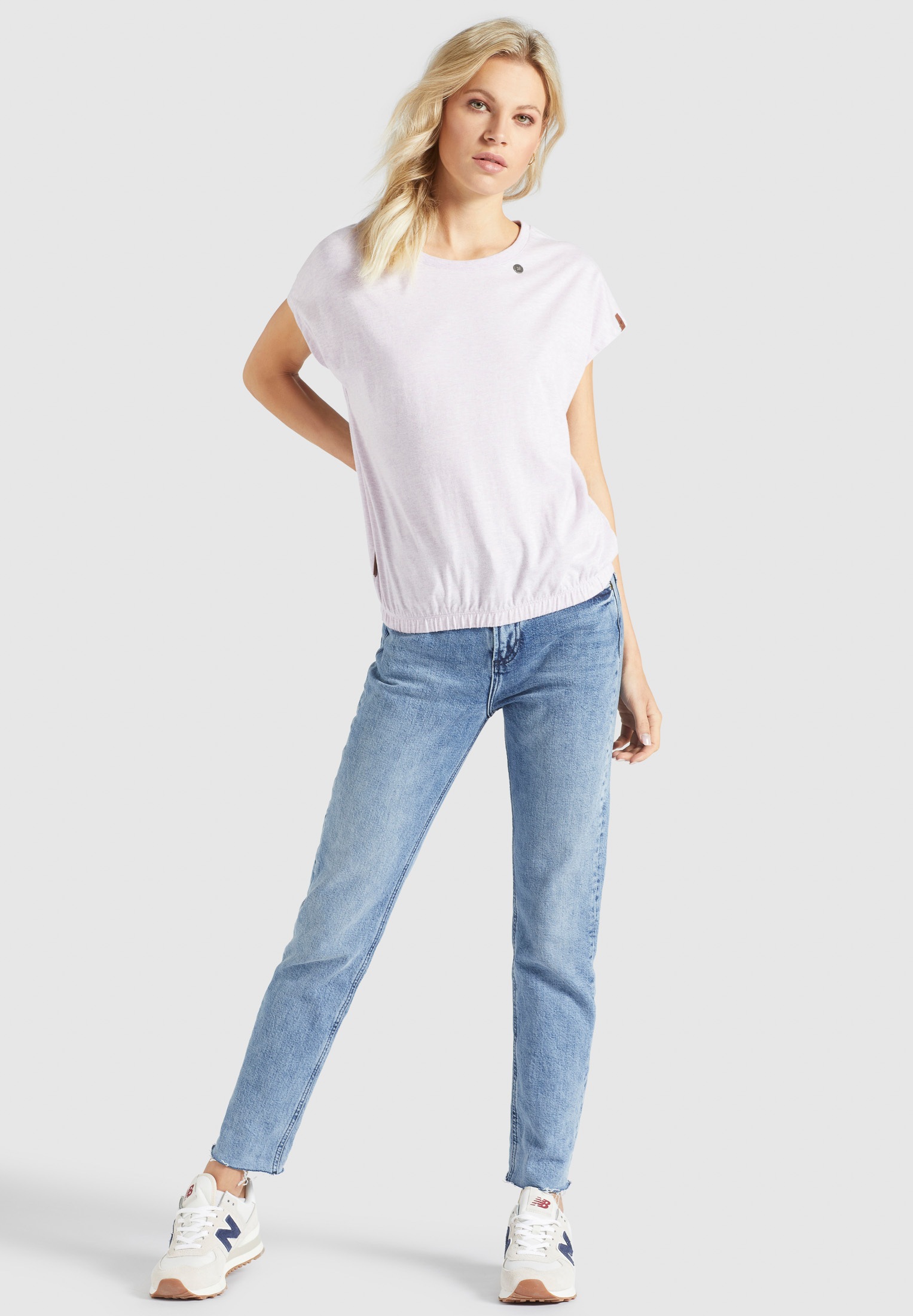 khujo T-Shirt »MARIKA«, aus weichem Jersey im Loose Fit