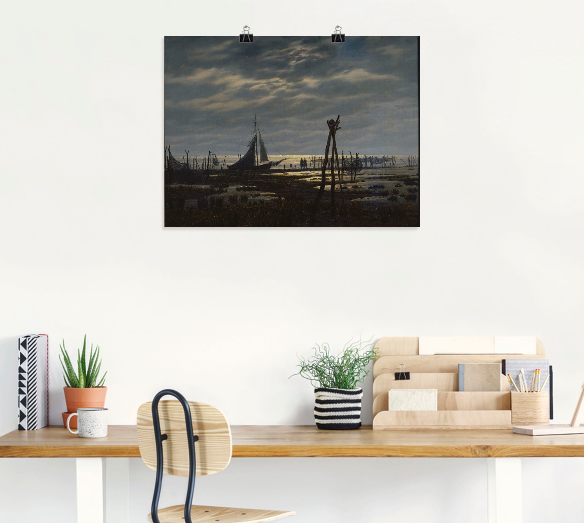Artland Wandbild »Sumpfiger Strand«, Gewässer, (1 St.), als Alubild, Leinwandbild, Wandaufkleber oder Poster in versch. Größen