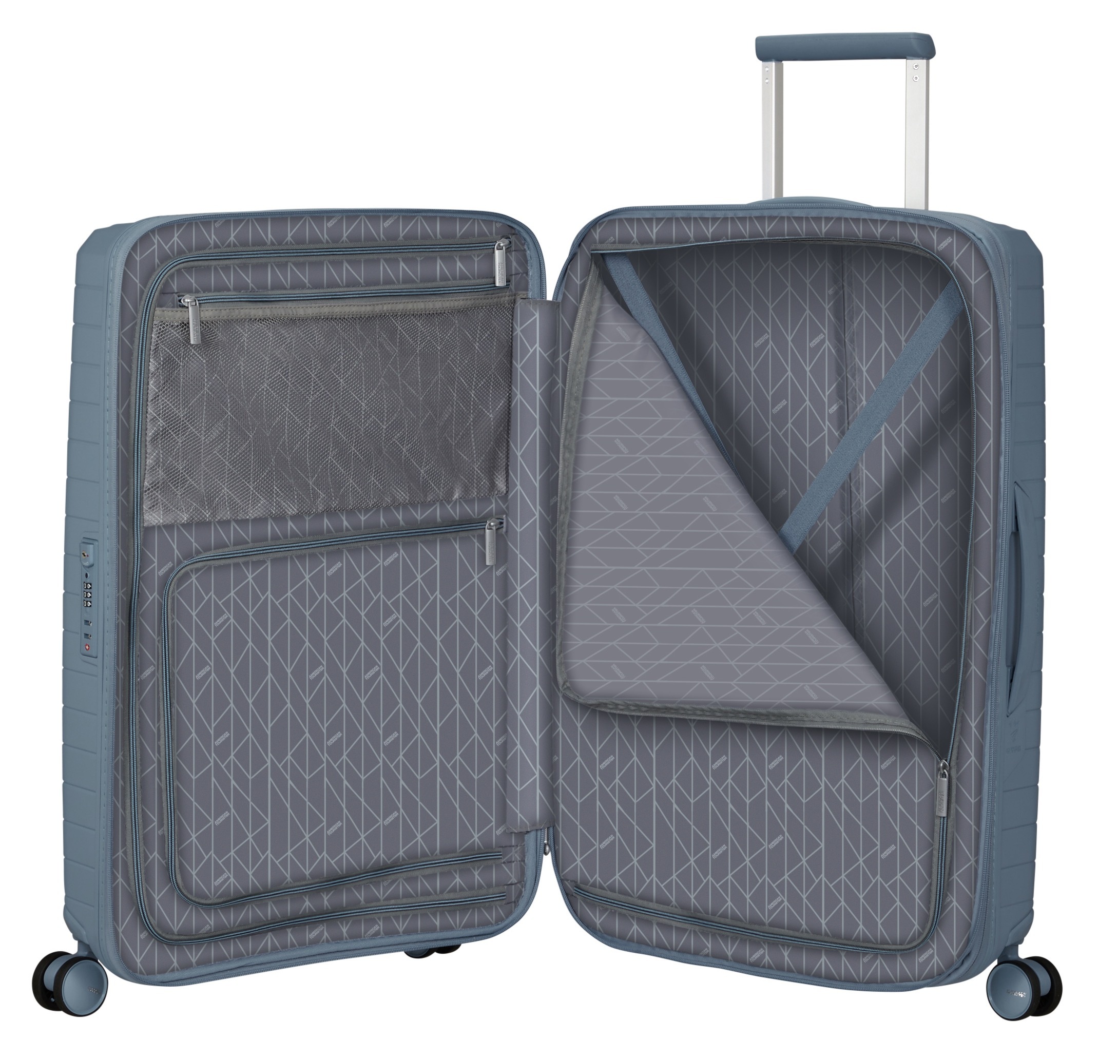 American Tourister® Hartschalen-Trolley »FASTFORWARD, verschiedene Größen und Farben«, 4 Rollen, Hartschalen-Koffer personalisierbar TSA-Schloss Volumenerweiterung